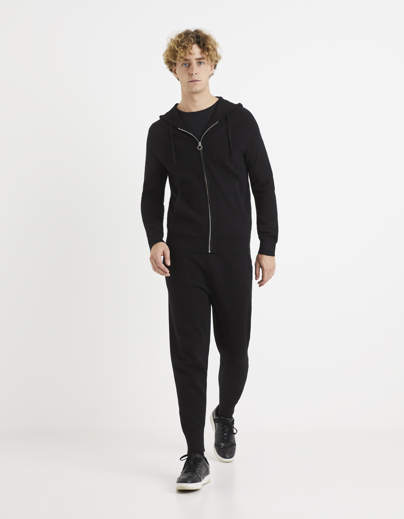 Pantaloni sport si de casa pentru barbati Celio - negru