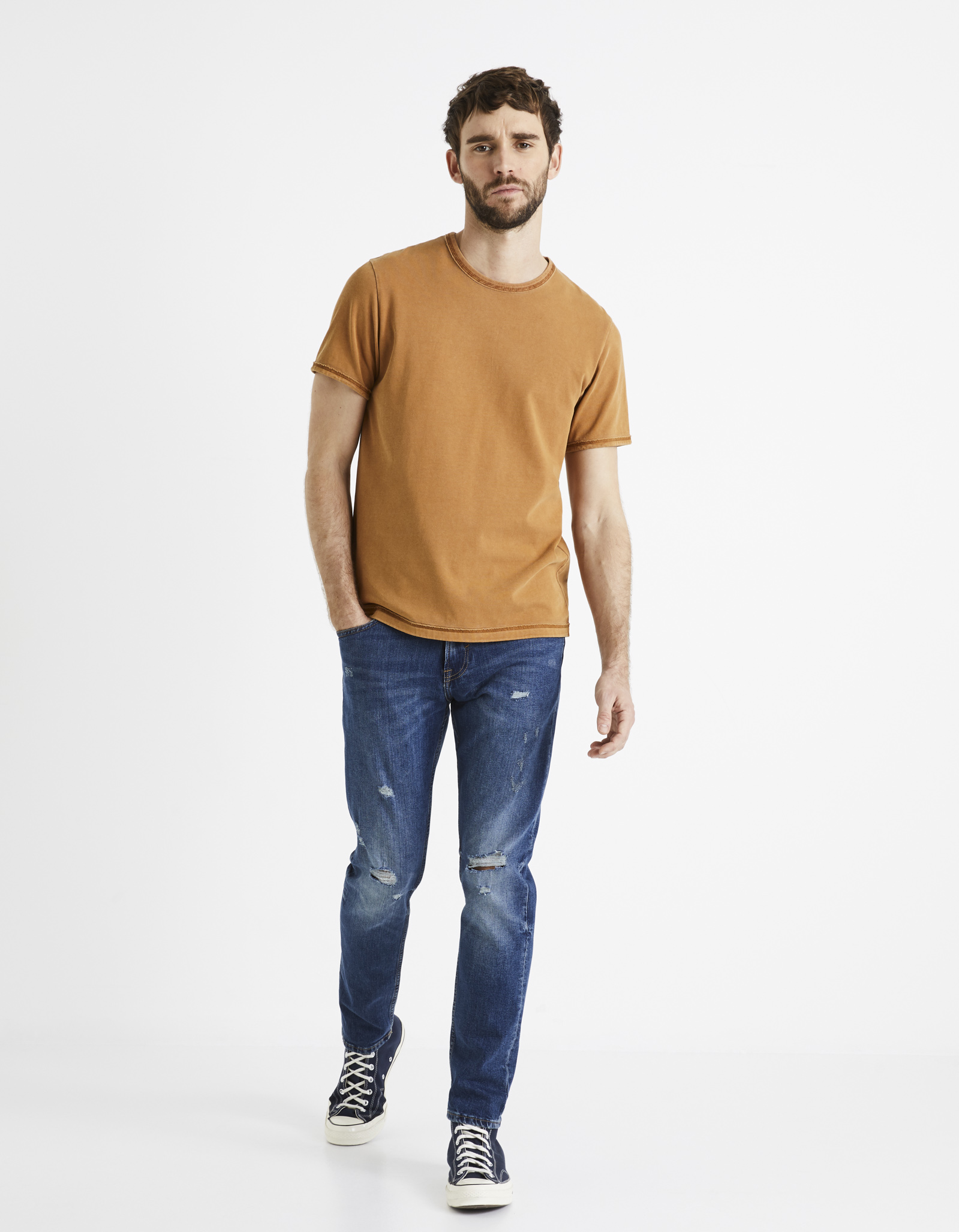Slim fit pentru barbati Celio - albastru