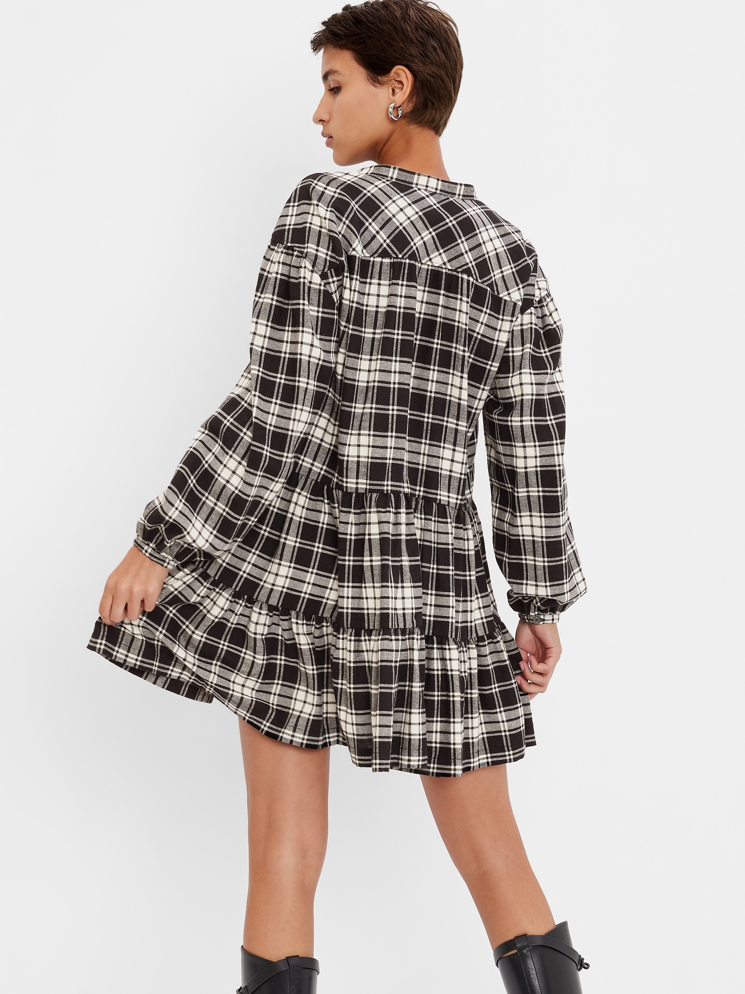 Rochii casual pentru femei GAP - negru, alb