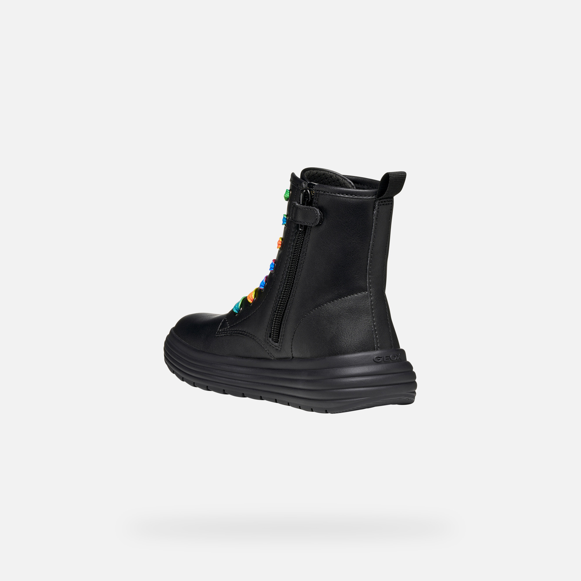 Black Girls Ankle Boots Geox Phaolae - Girls