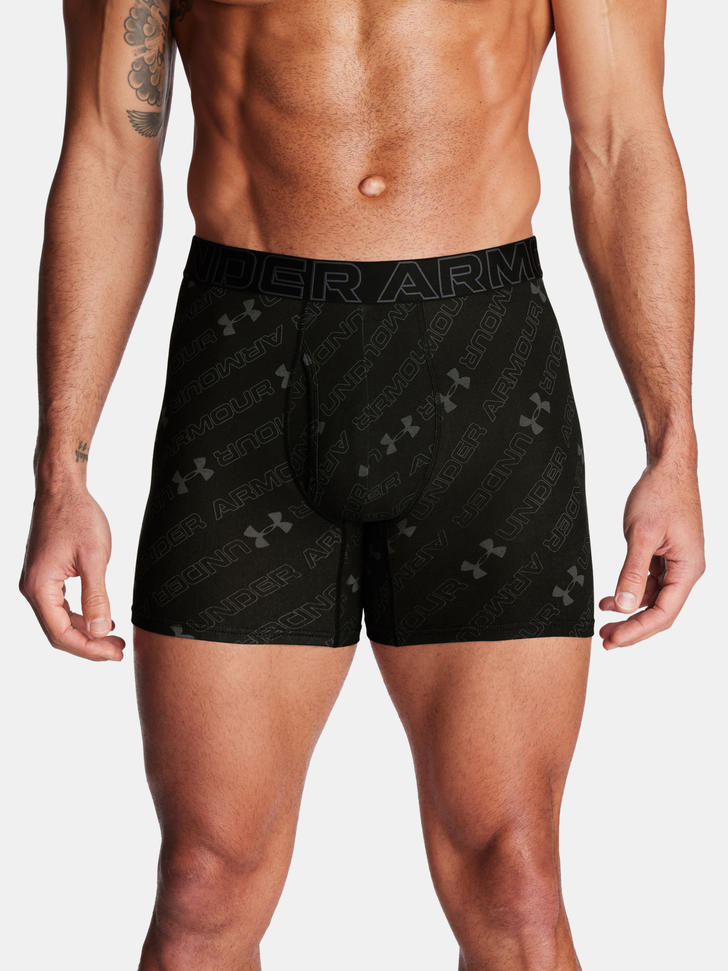 Under Armour Men&#039;s Boxers M UA Perf Cotton Nov 6in - 3pk - Men&#039;s