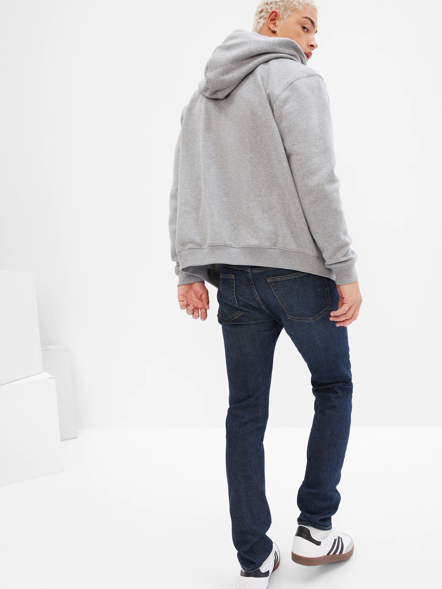 Slim fit pentru barbati GAP - albastru inchis