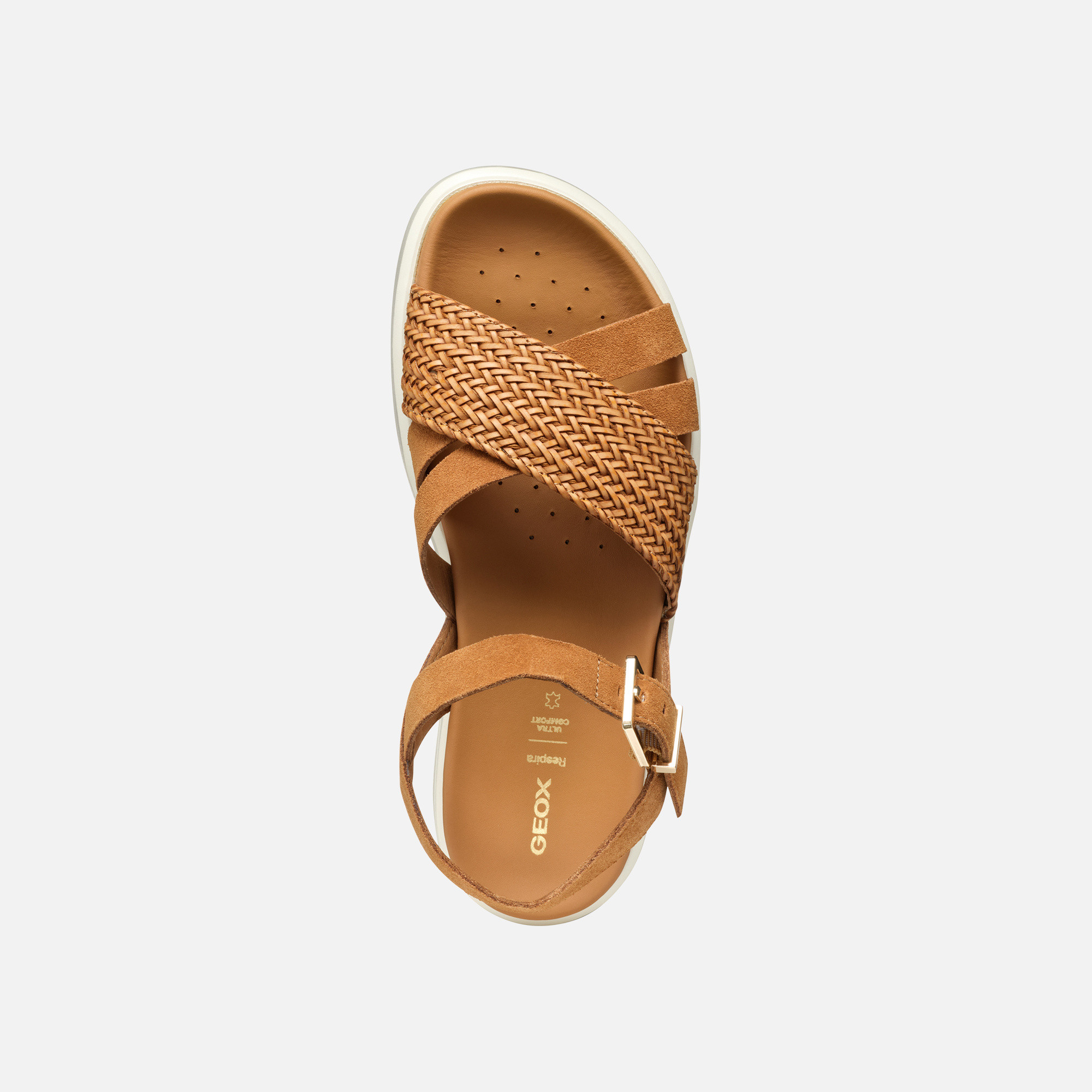 Brown women's sandals Geox XAN2S - Women's