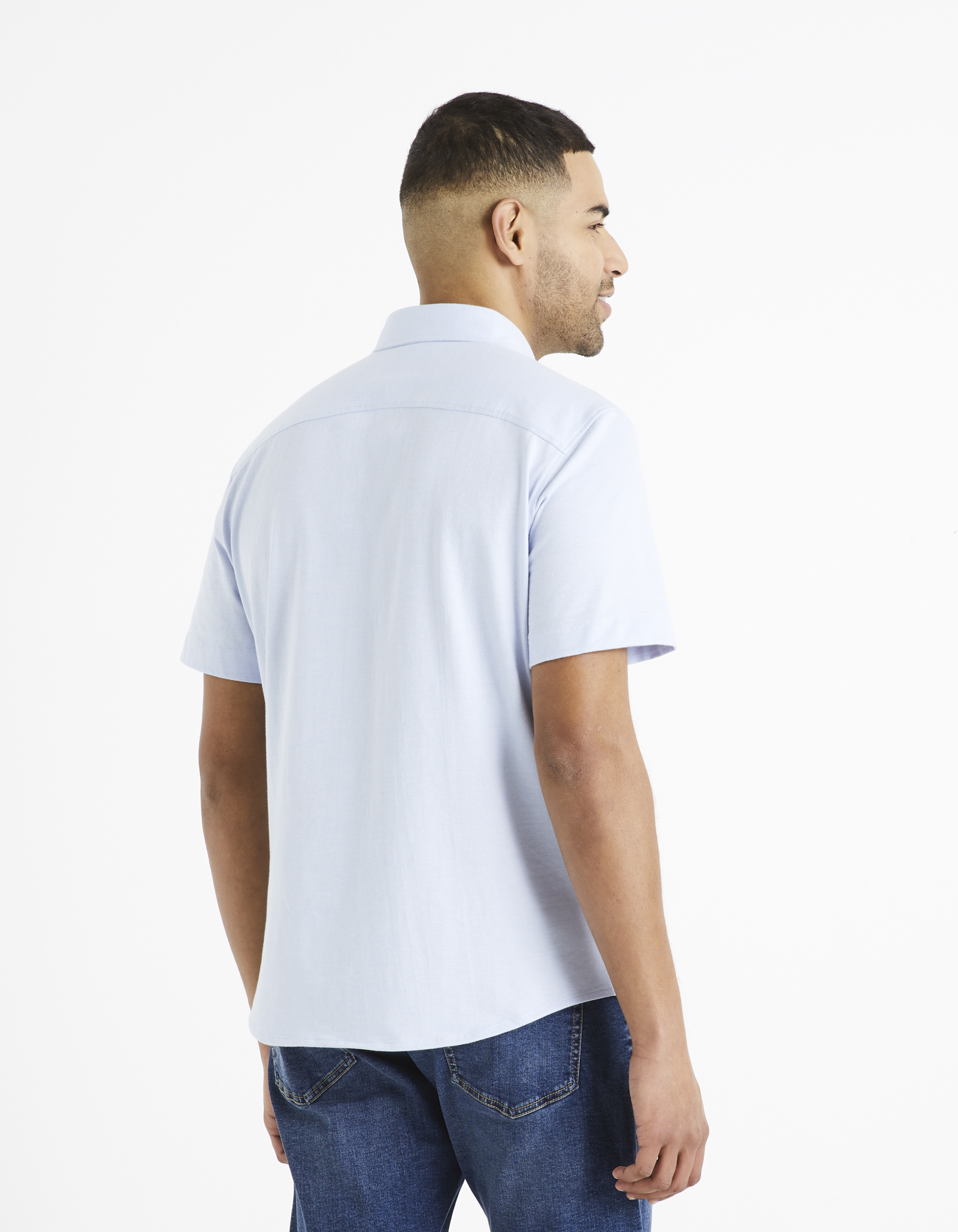 Camasi casual pentru barbati Celio - alb
