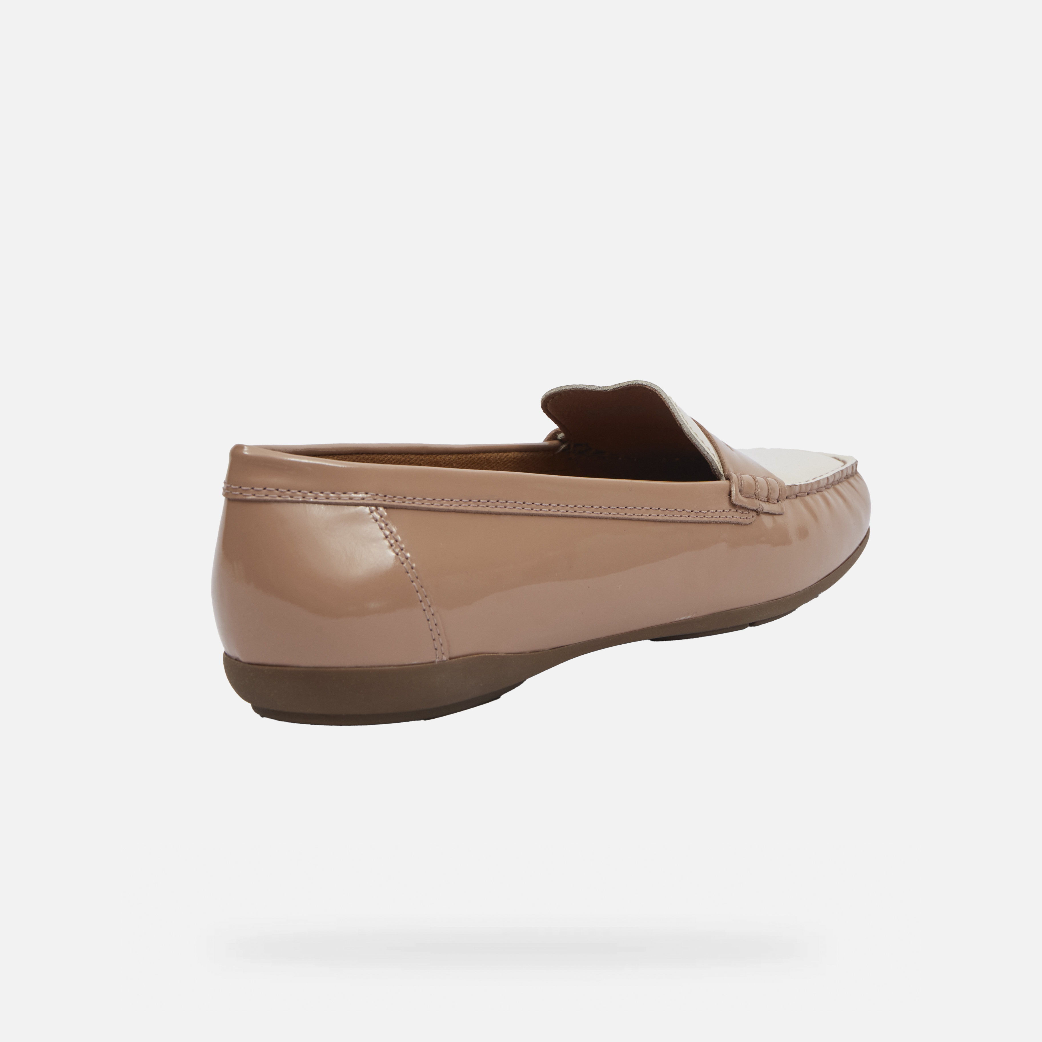 Light brown women&#039;s moccasins Geox Annytah MOC - Women&#039;s