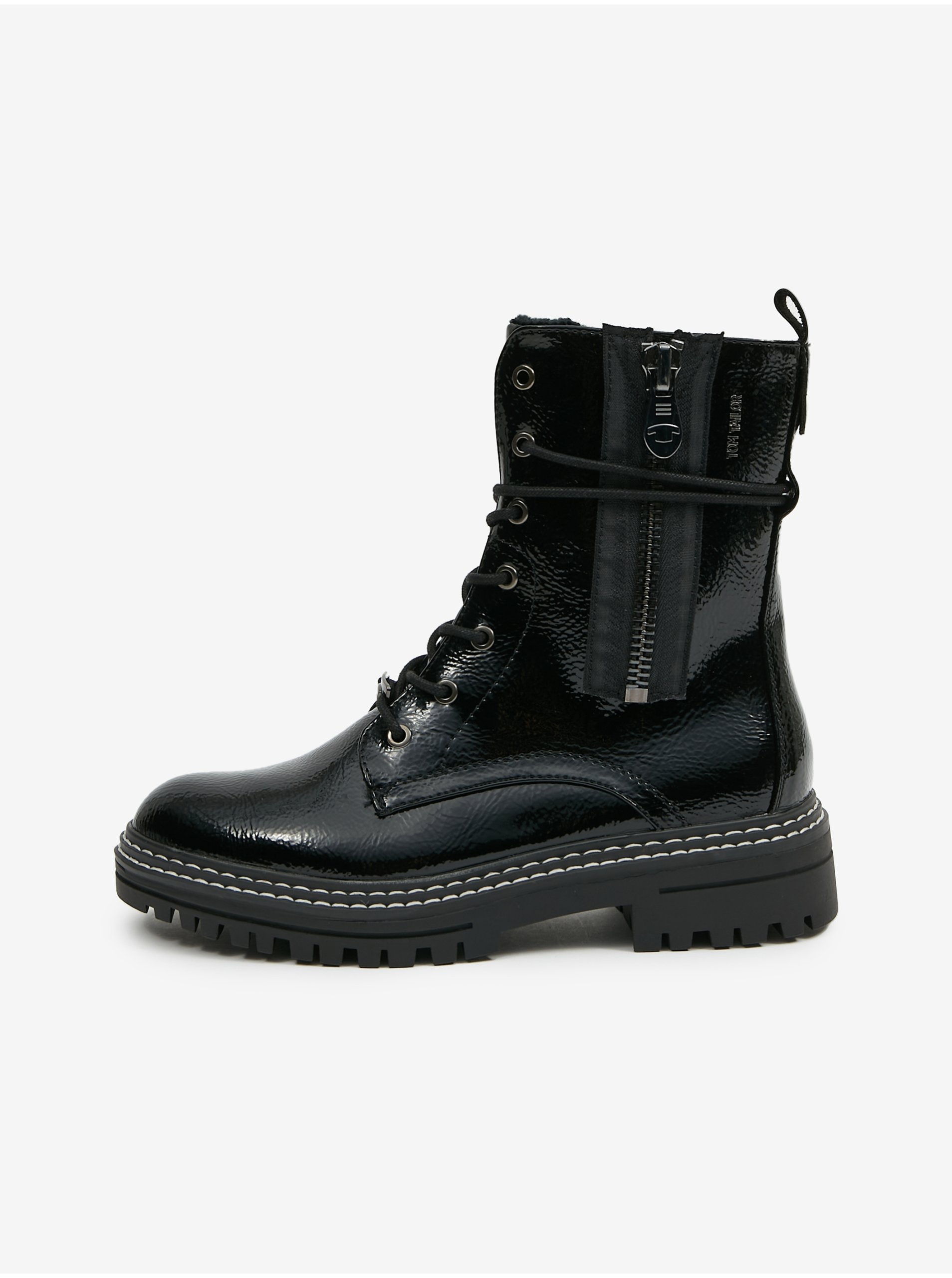 Black Women Ankle Boots Tom Tailor - Women