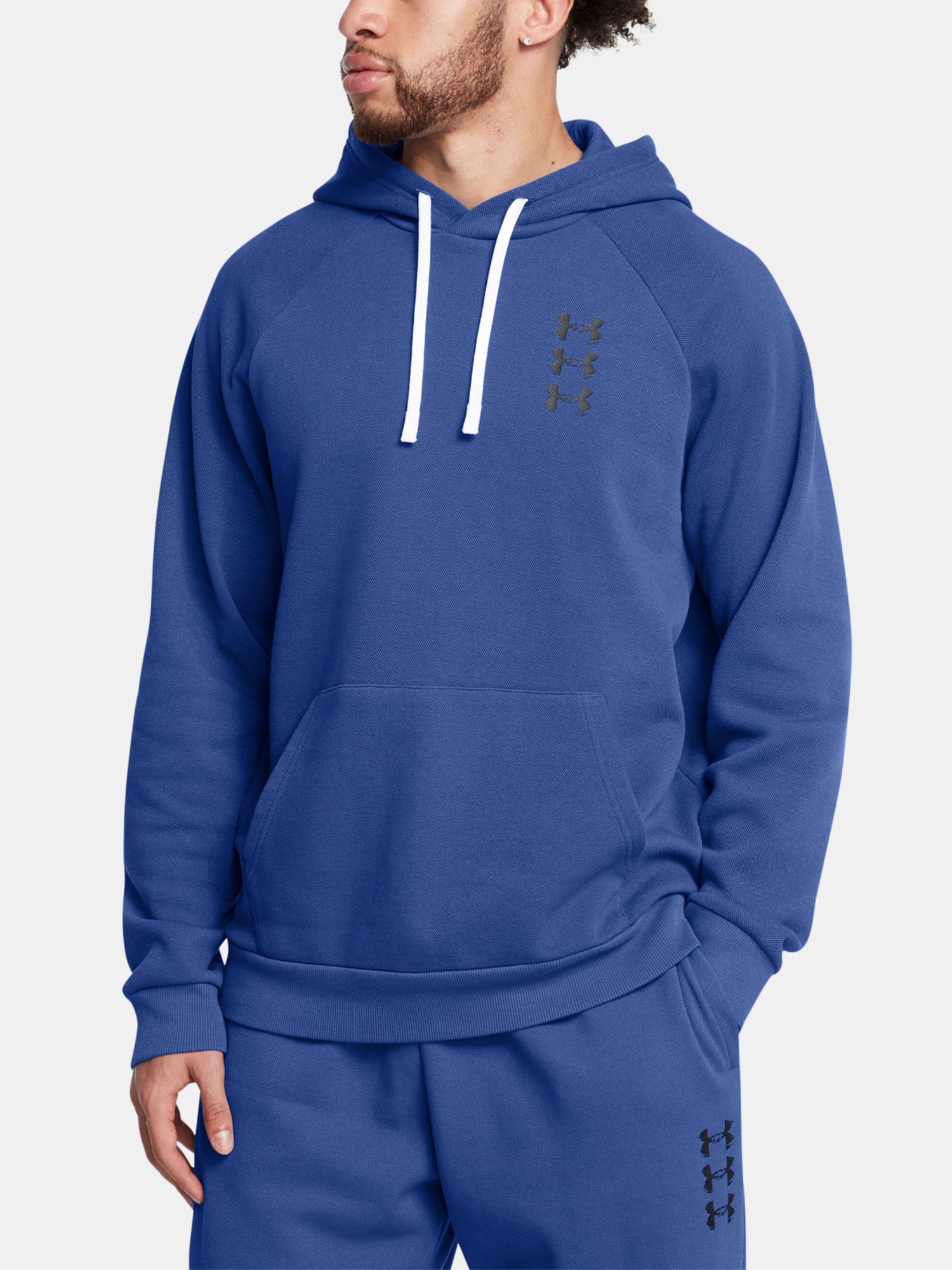 Under Armour Pánská Mikina UA Rival Flc Txtr SND Hoodie - Pánské