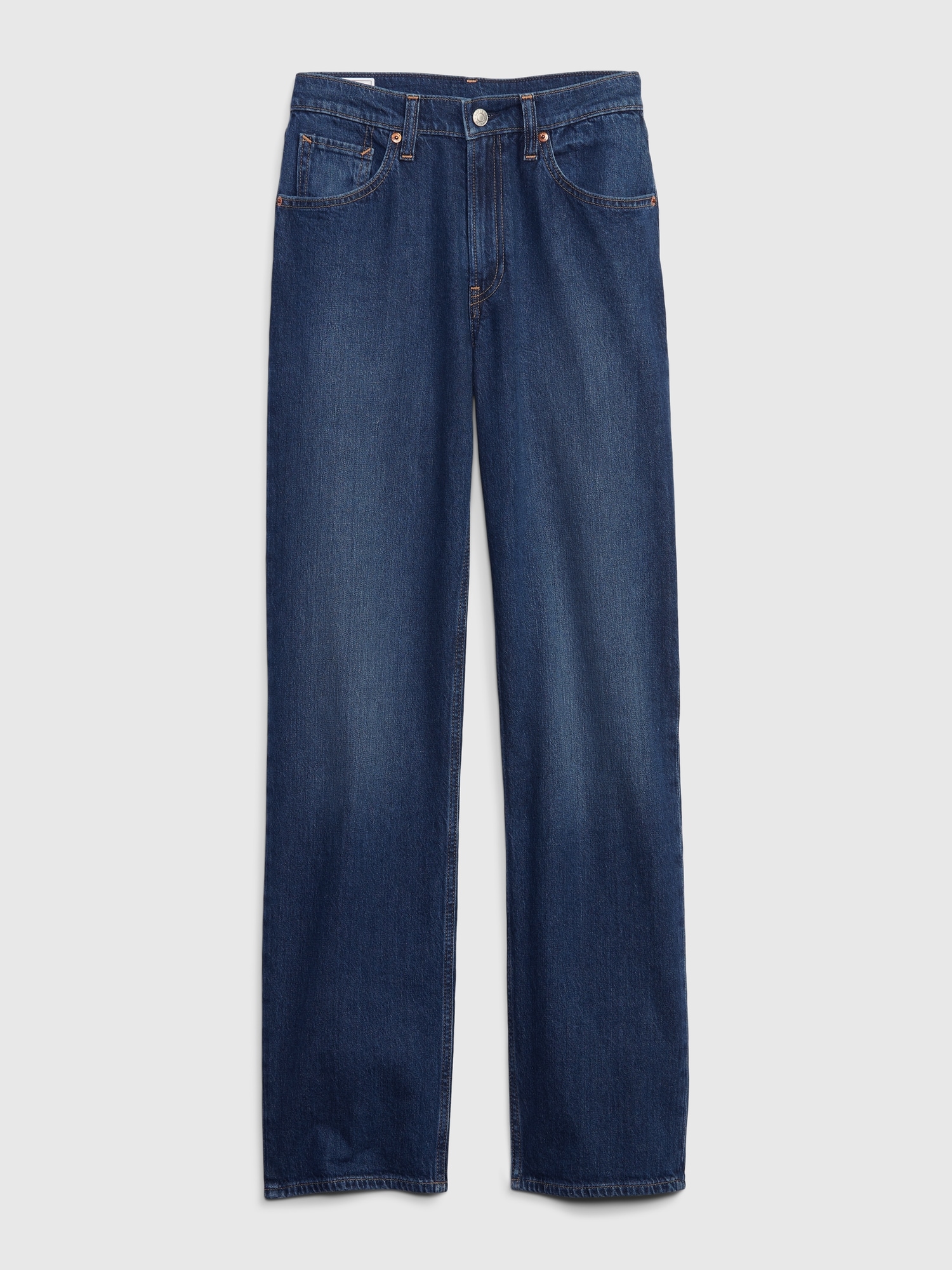 GAP Jeans mid rise '90s loose organic Washwell - Femei