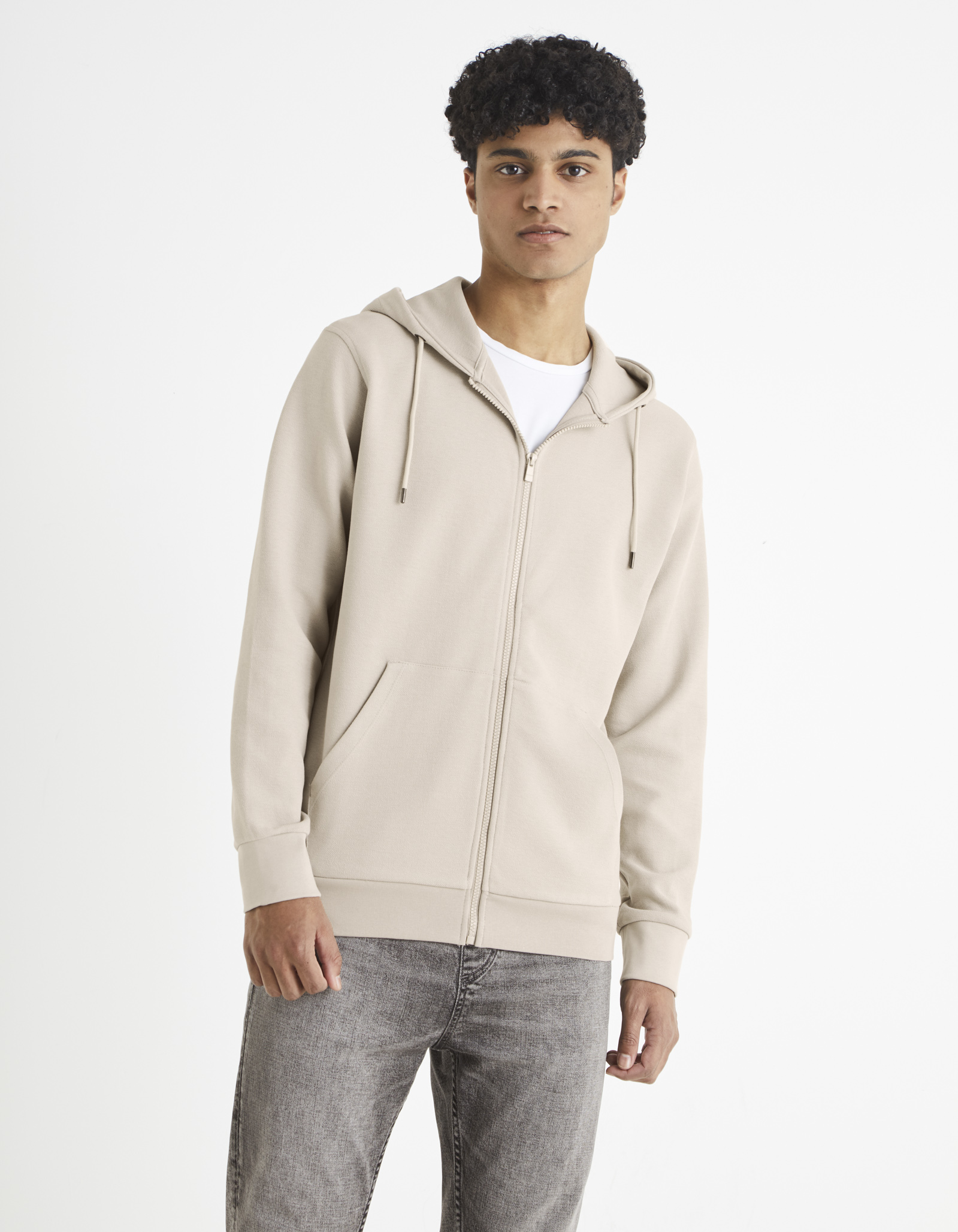 Pulovere si hanorace pentru barbati Celio - gri deschis