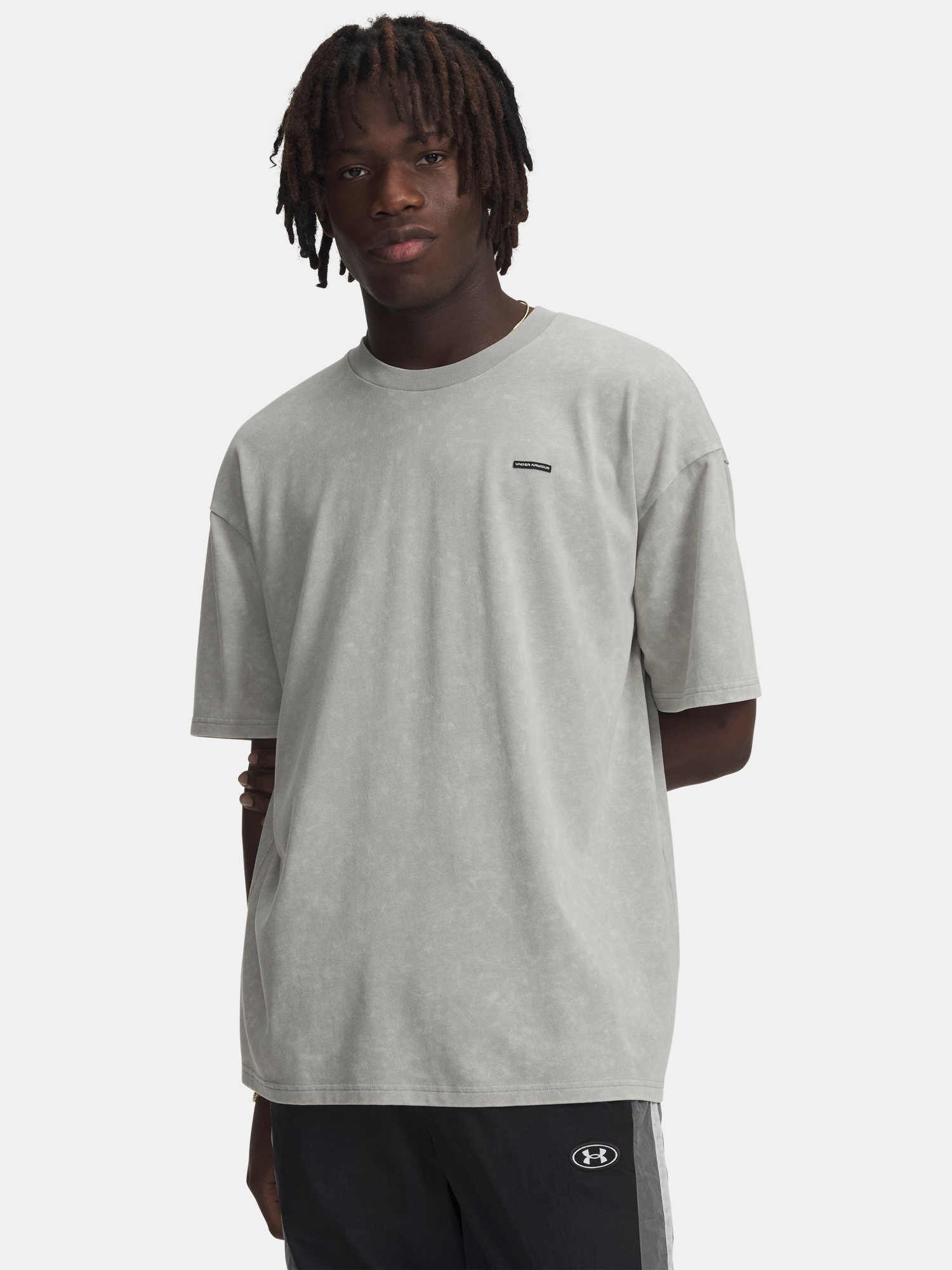 Мъжка тениска Under Armour UA M HW OS LOGO WASH SS