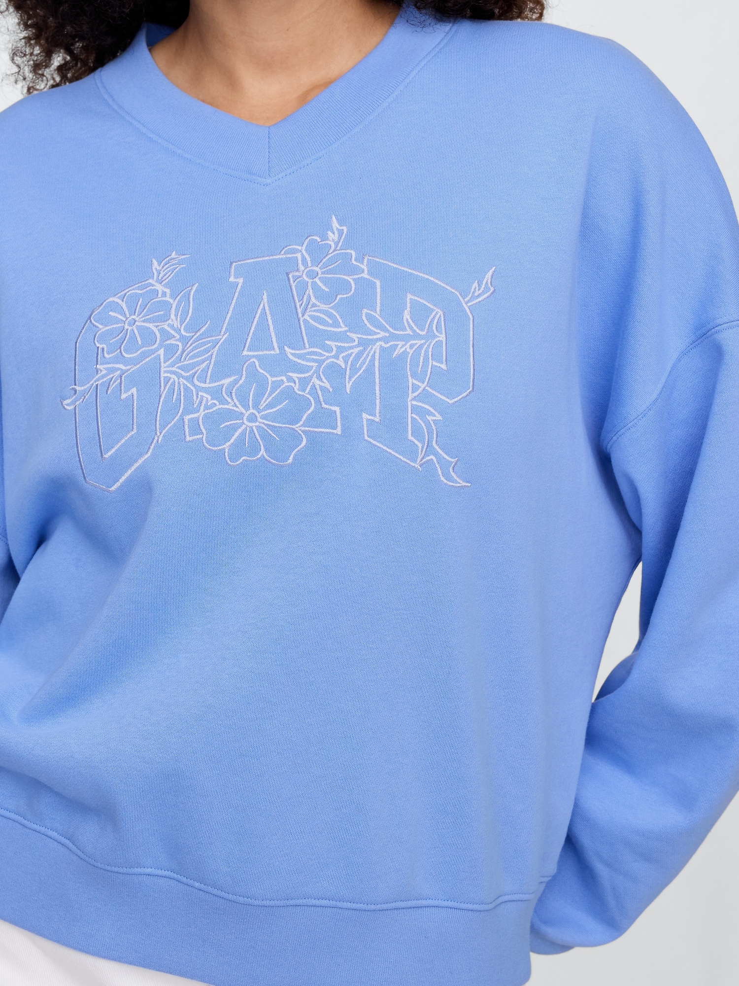 GAP Oversize sweatshirt with logo - Women's