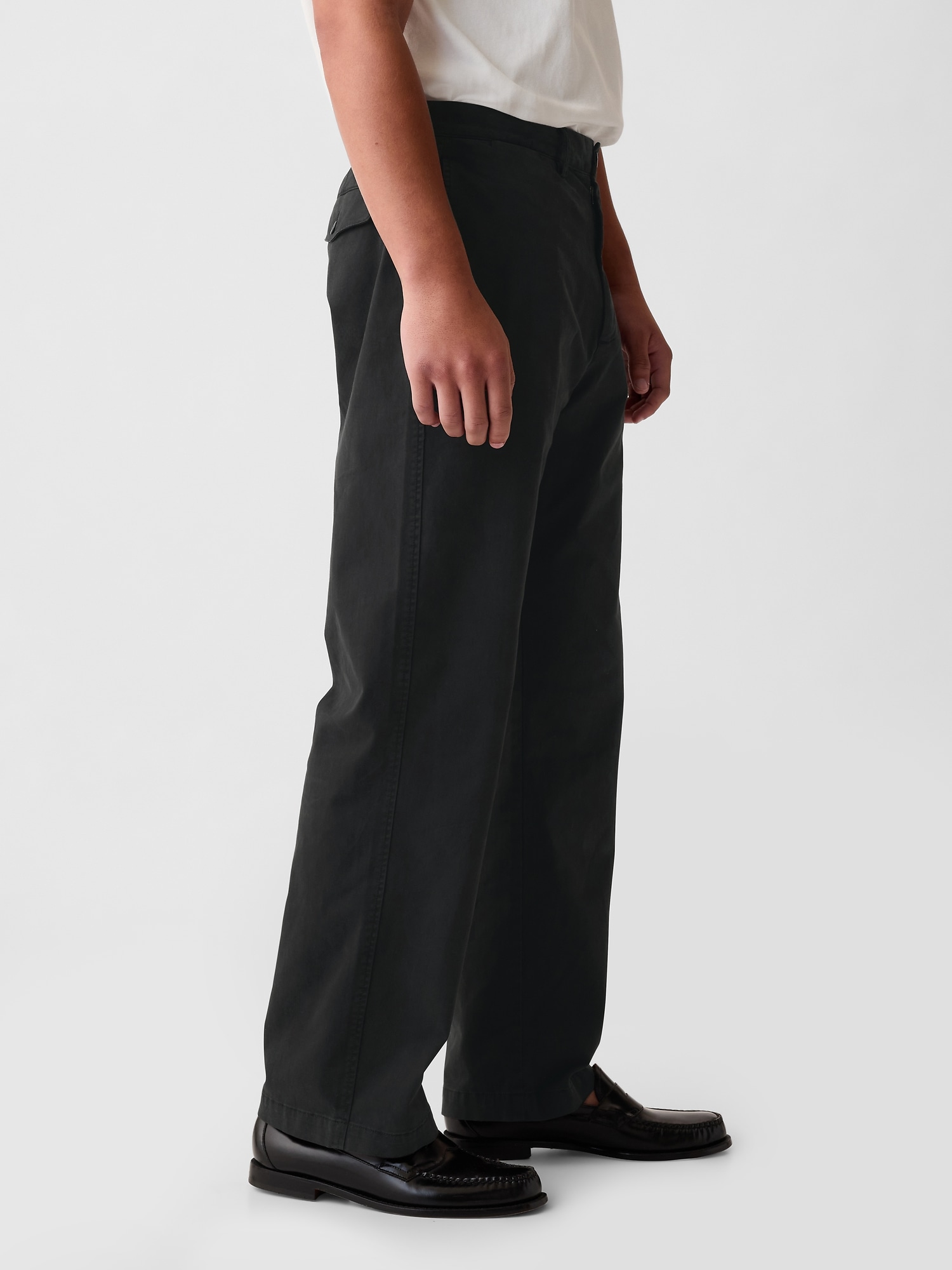 Pantaloni casual pentru barbati GAP - negru
