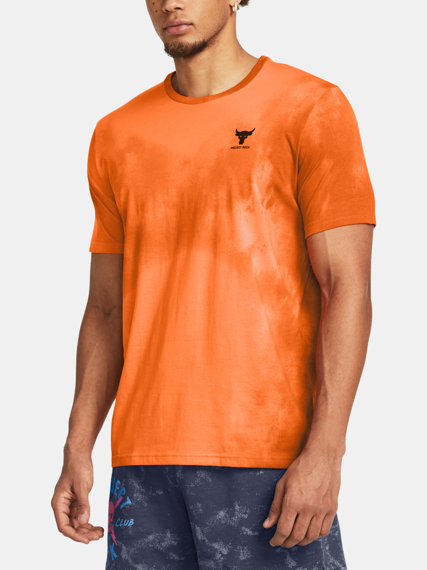 Under Armour Tričko UA Pjt Rck Payof AOP Graphic-BLK - Pánské