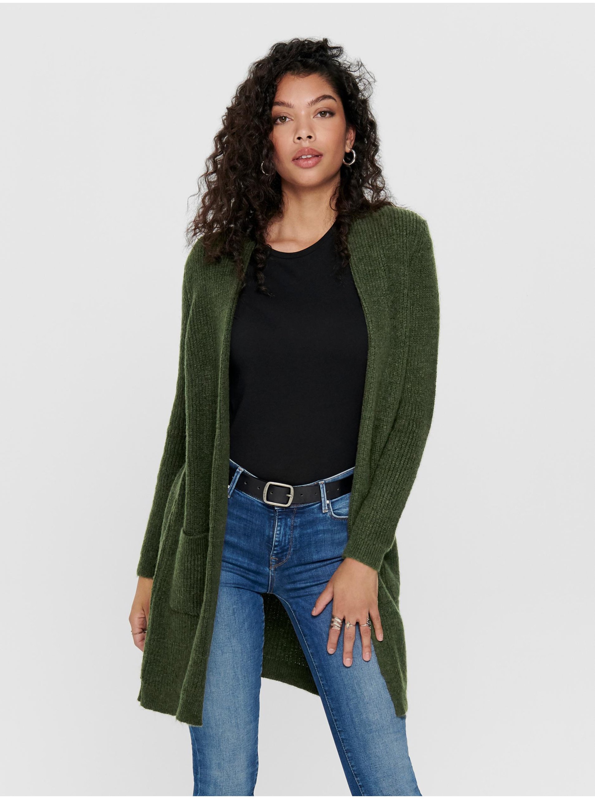 Green Cardigan ONLY Jade - Women