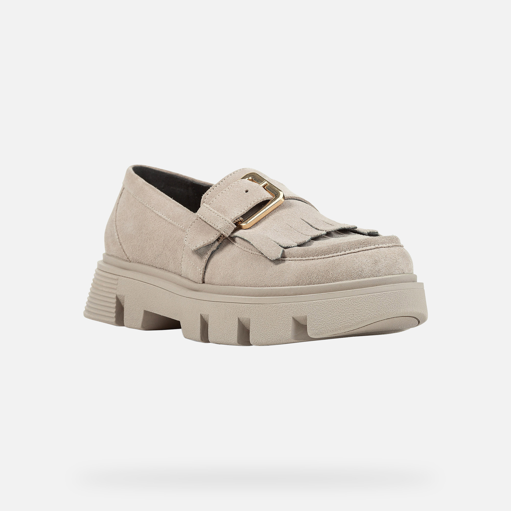 Cream women&#039;s moccasins Geox Vilde - Women&#039;s