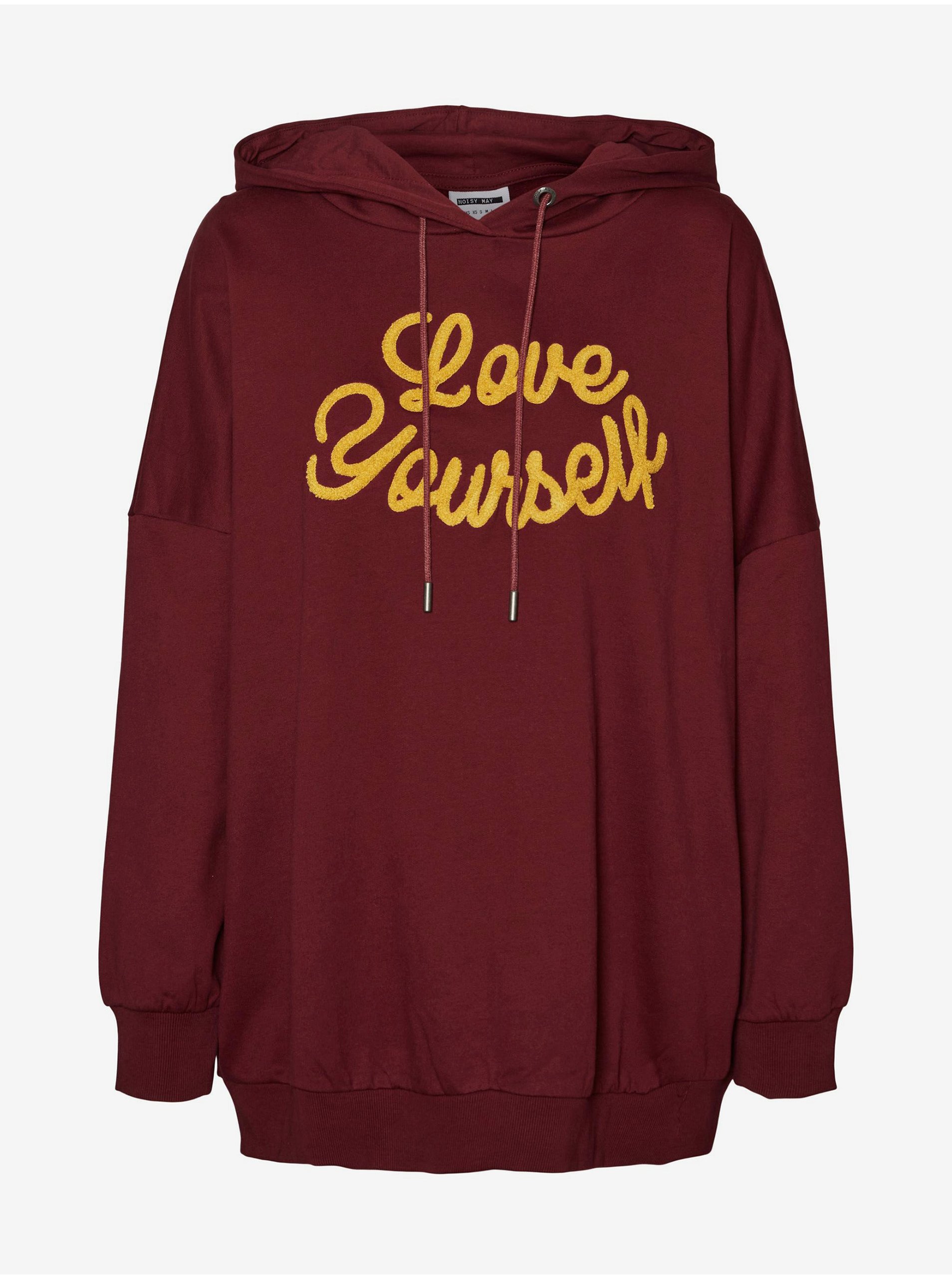 Noisy May Nanna Burgundy Hoodie - Women