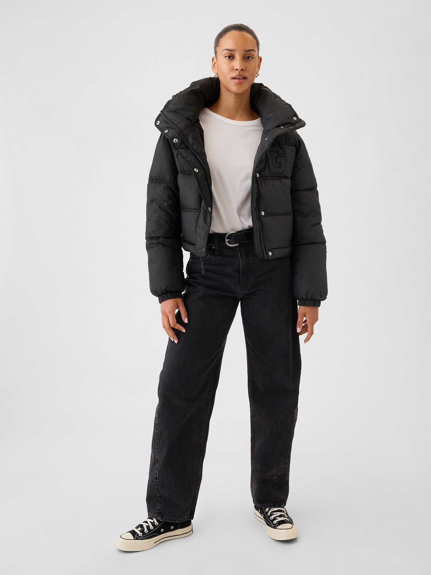 GAP Quilted waterproof crop jacket - Women&#039;s