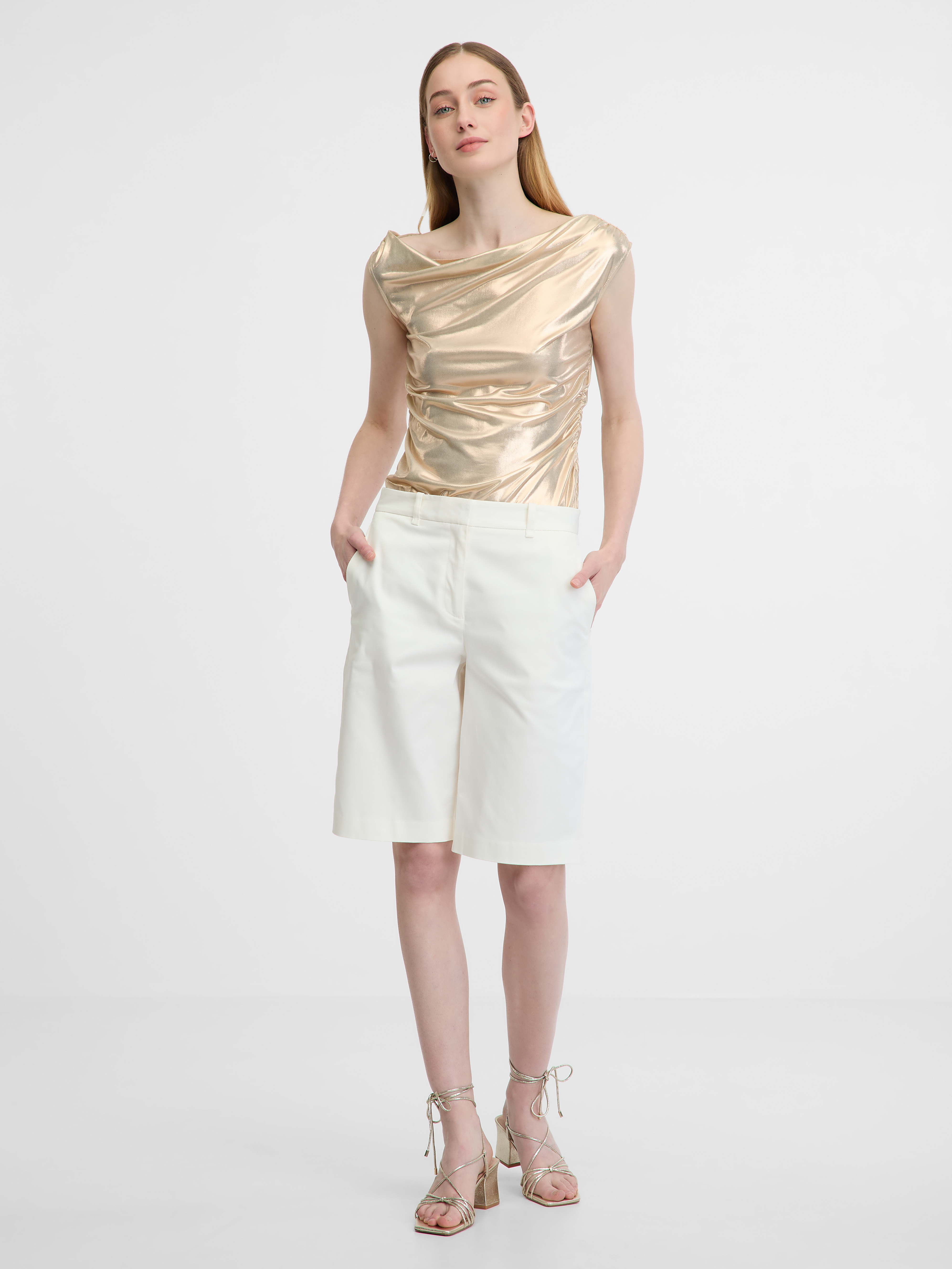 Gold women's blouse ORSAY - Women's