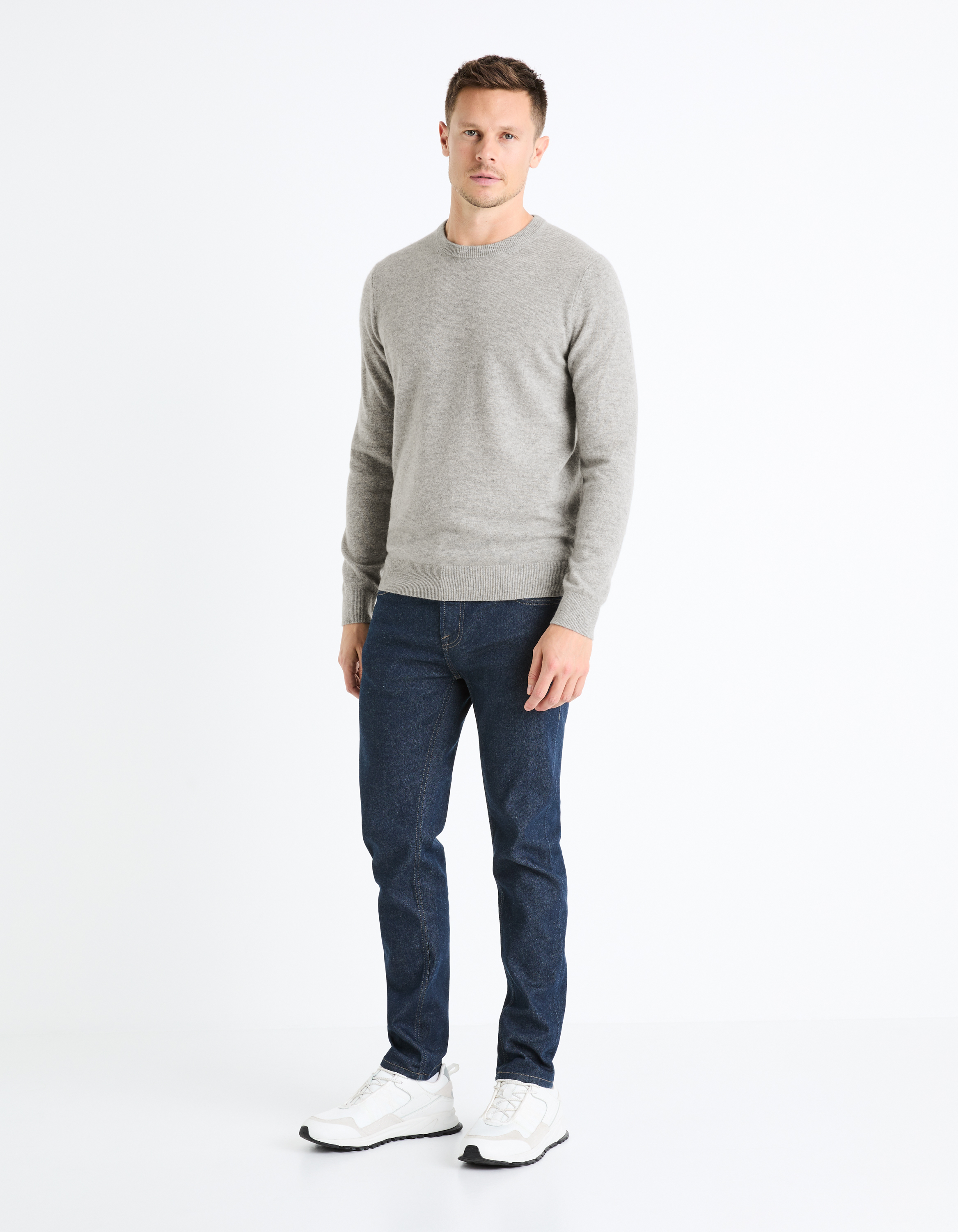 Slim fit pentru barbati Celio - albastru inchis