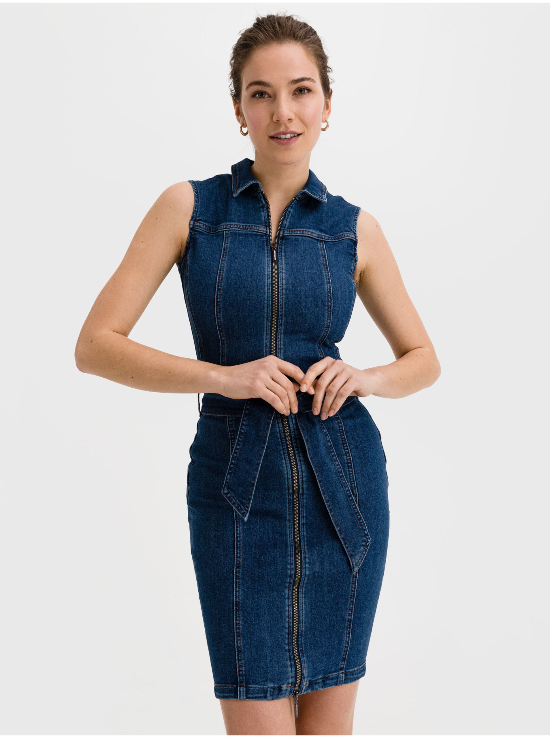 Modré džínové šaty Salsa Jeans - Dámské