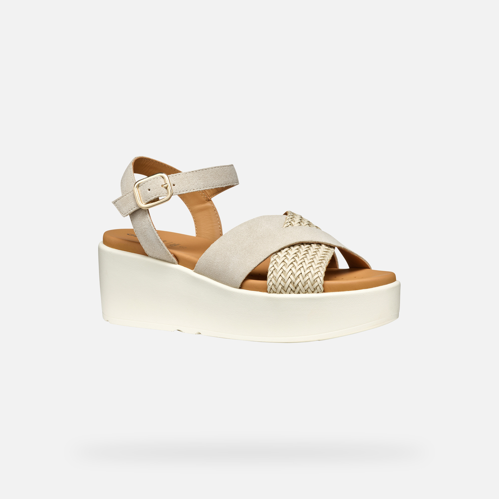 Beige women's sandals Geox XAN2.2S - Women's
