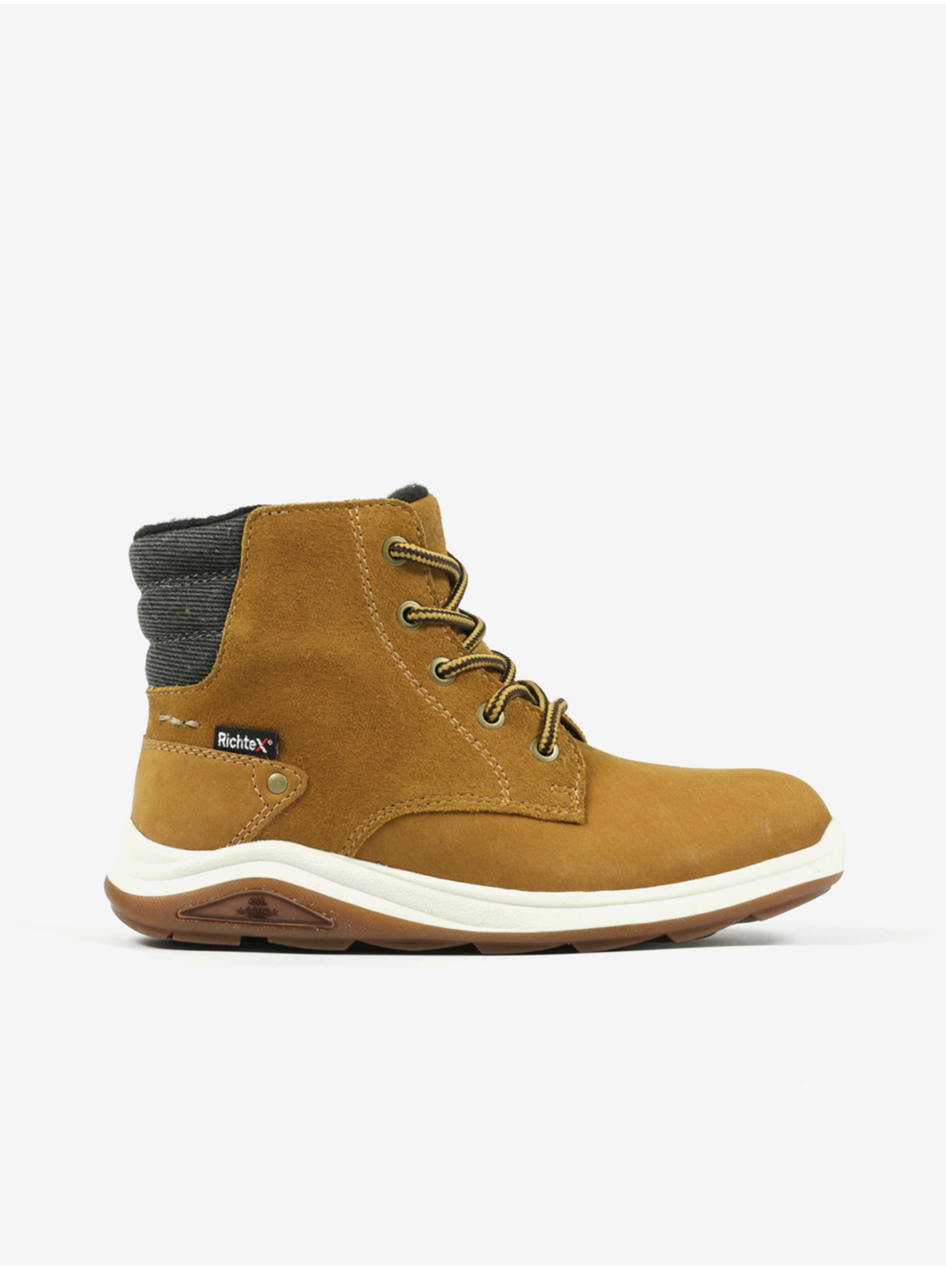Brown Boys Ankle Insulated Suede Boots Richter - Boys