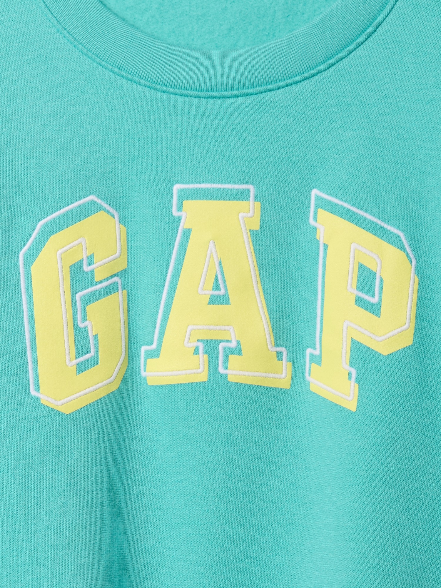 GAP Children&#039;s oversize sweatshirt with logo - Girls