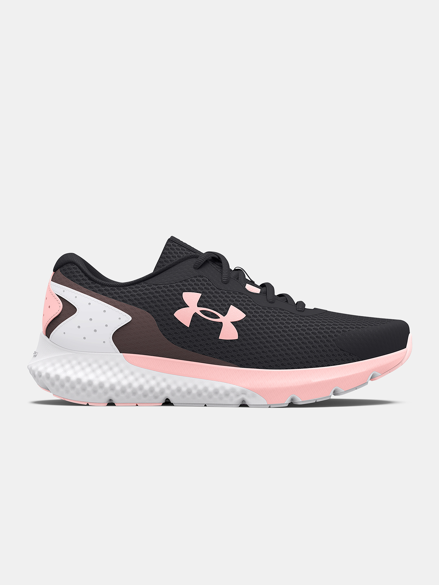 Girls' Running Shoes Under Armour GGS Charged Rogue 3 Jet Gray US 3.5