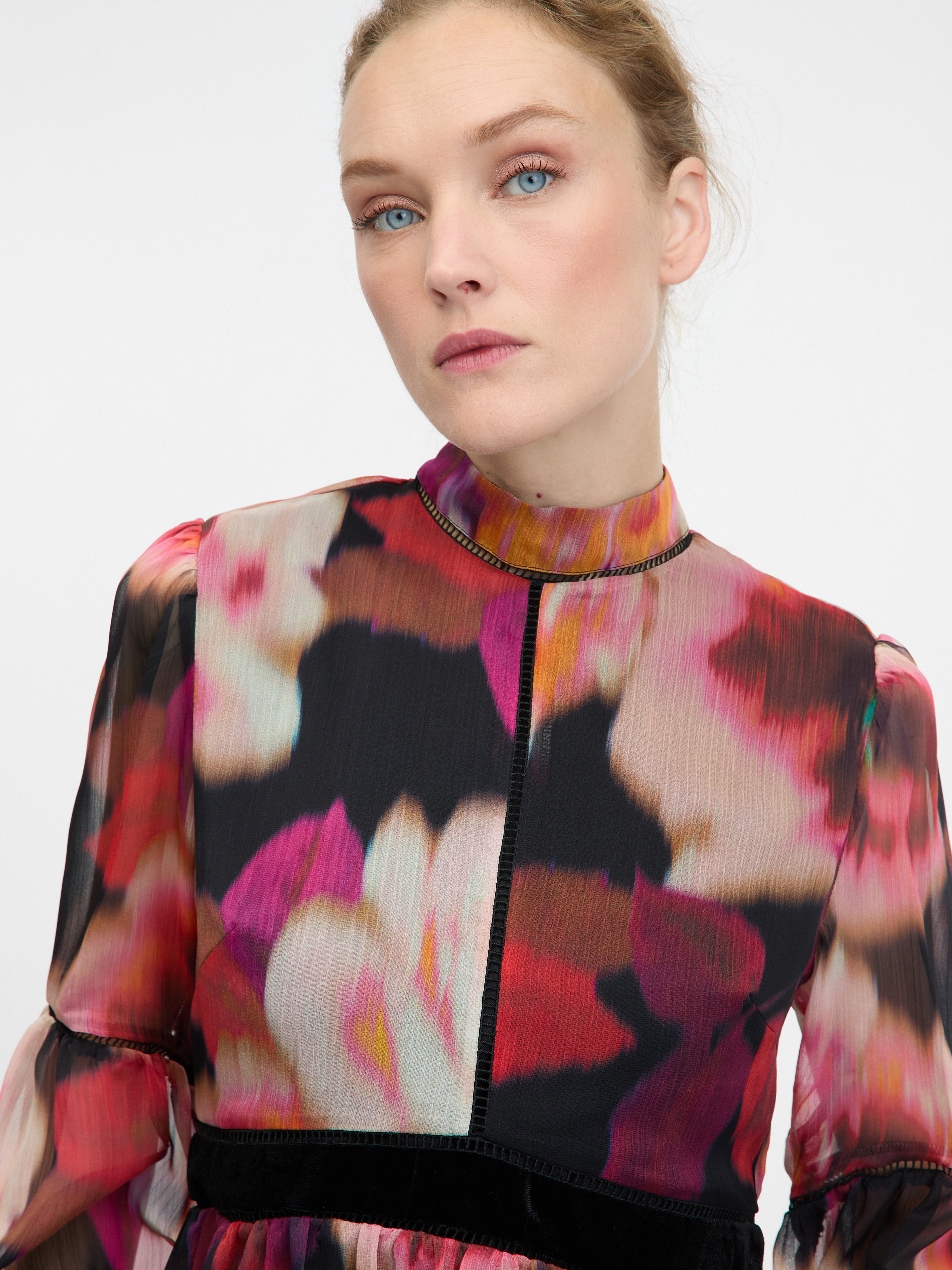 Red patterned women's blouse ORSAY - Women's