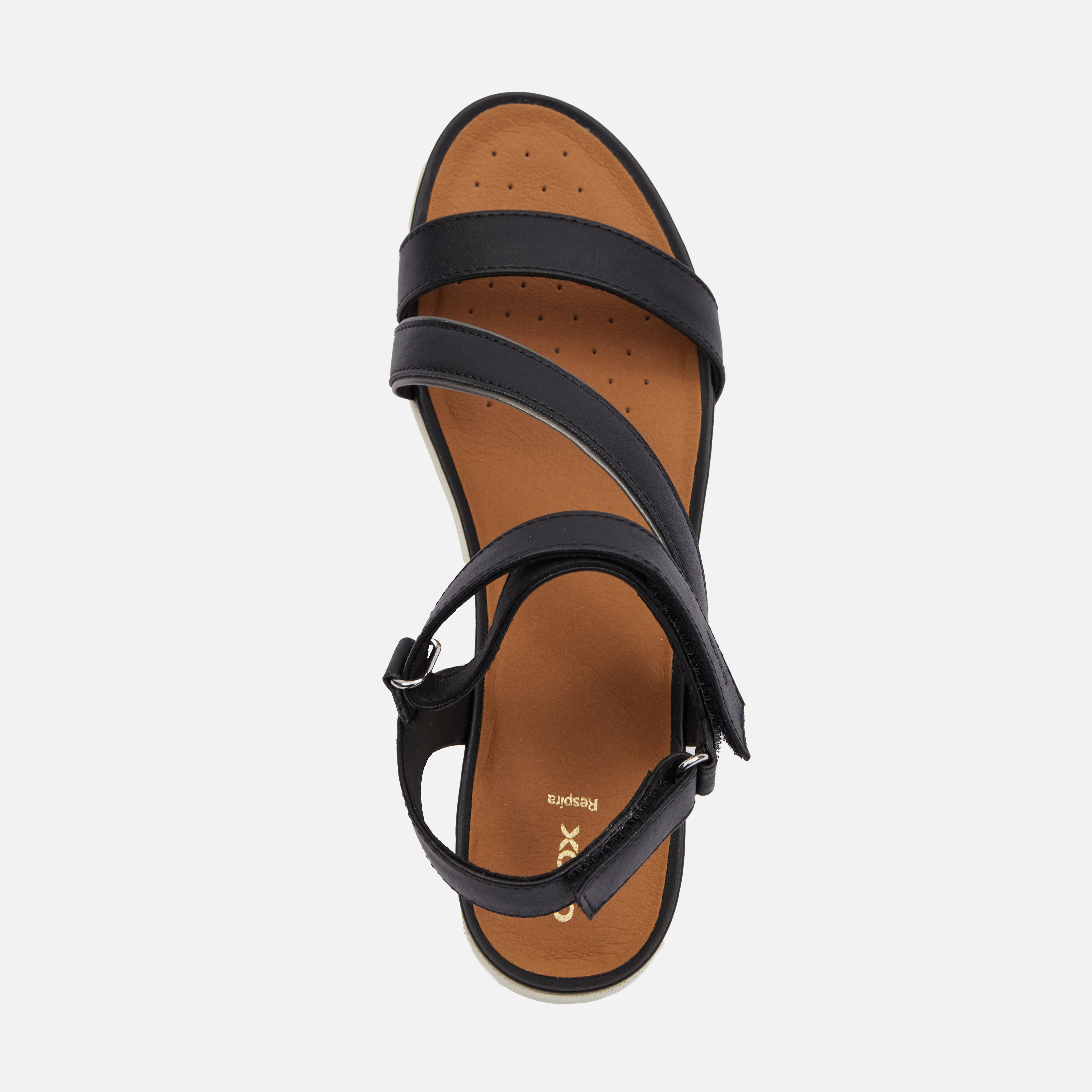 Black women&#039;s sandals Geox Vega - Women&#039;s
