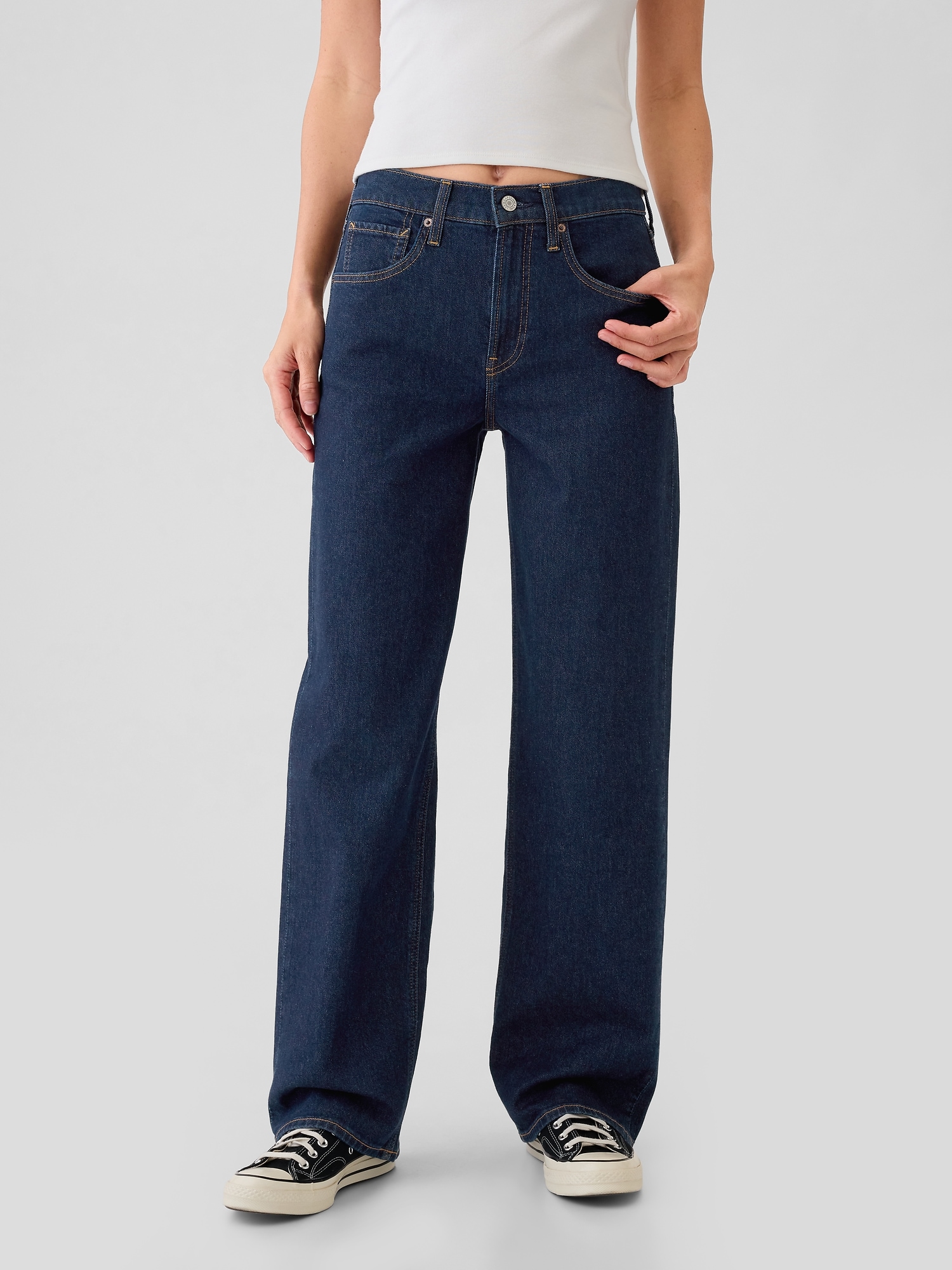GAP Jeans '90s Loose Mid Rise - Women's