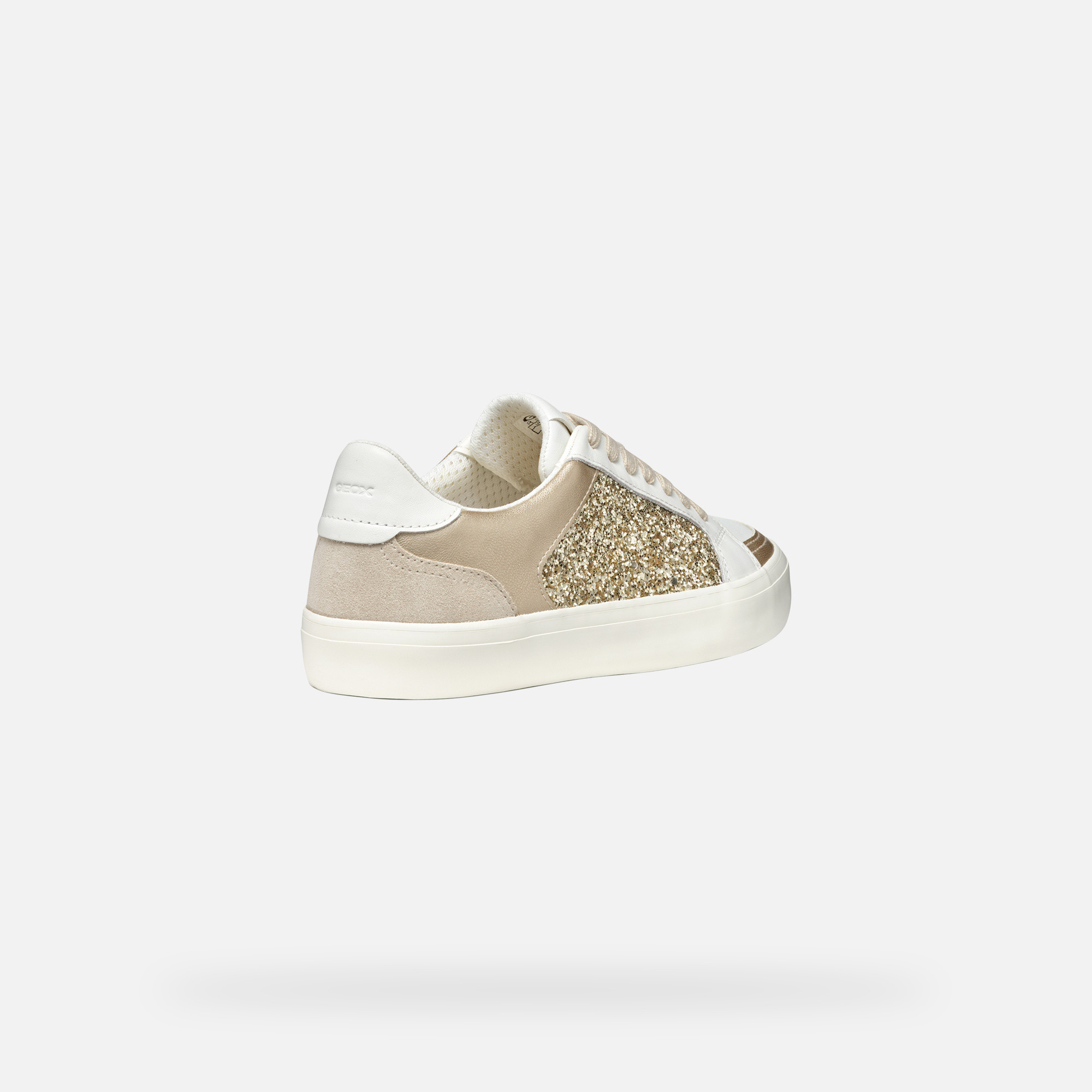 White women's sneakers Geox Emmeleny - Women's