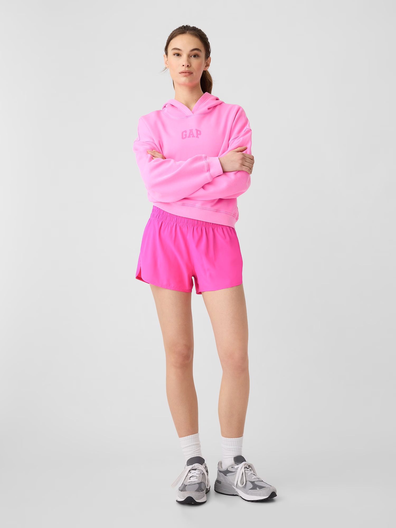 Pantaloni scurti pentru femei GAP - roz