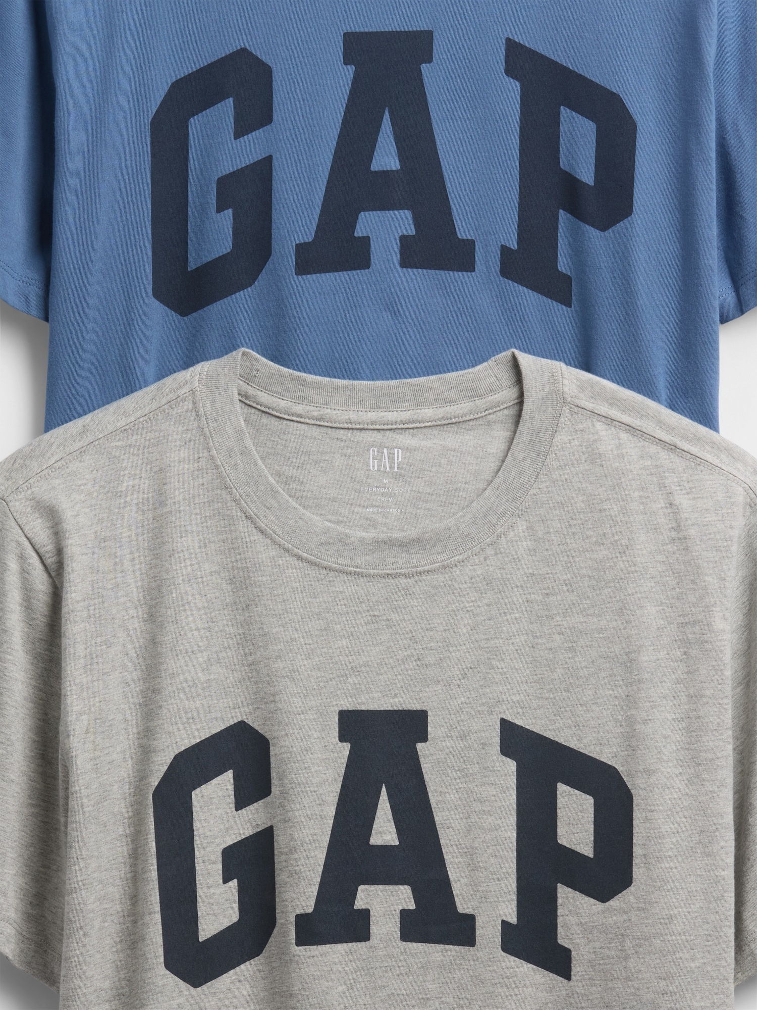 GAP T-shirt with Everyday Soft logo, 2 pcs - Men's
