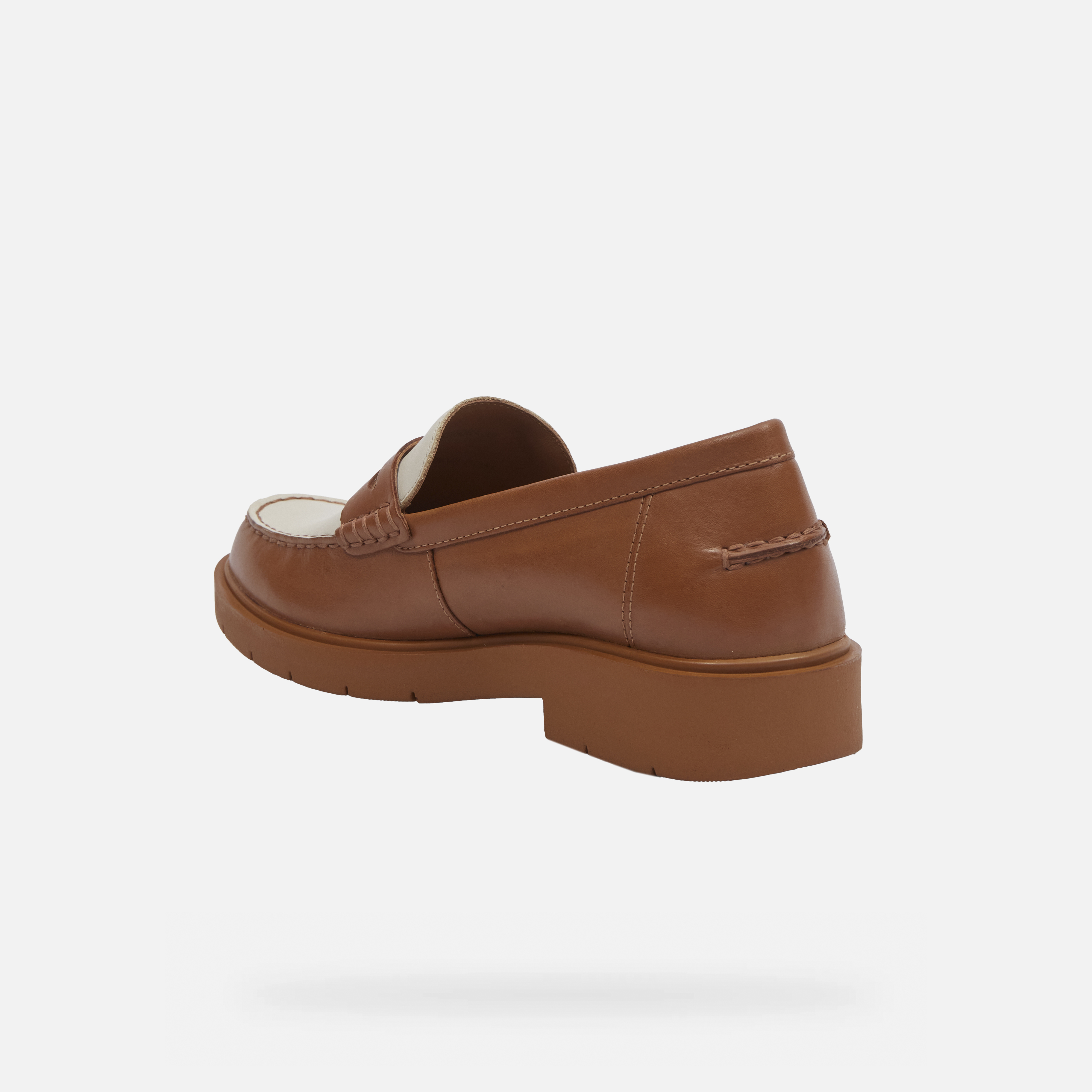 Brown women&#039;s moccasins Geox Spherica EC1 - Women&#039;s