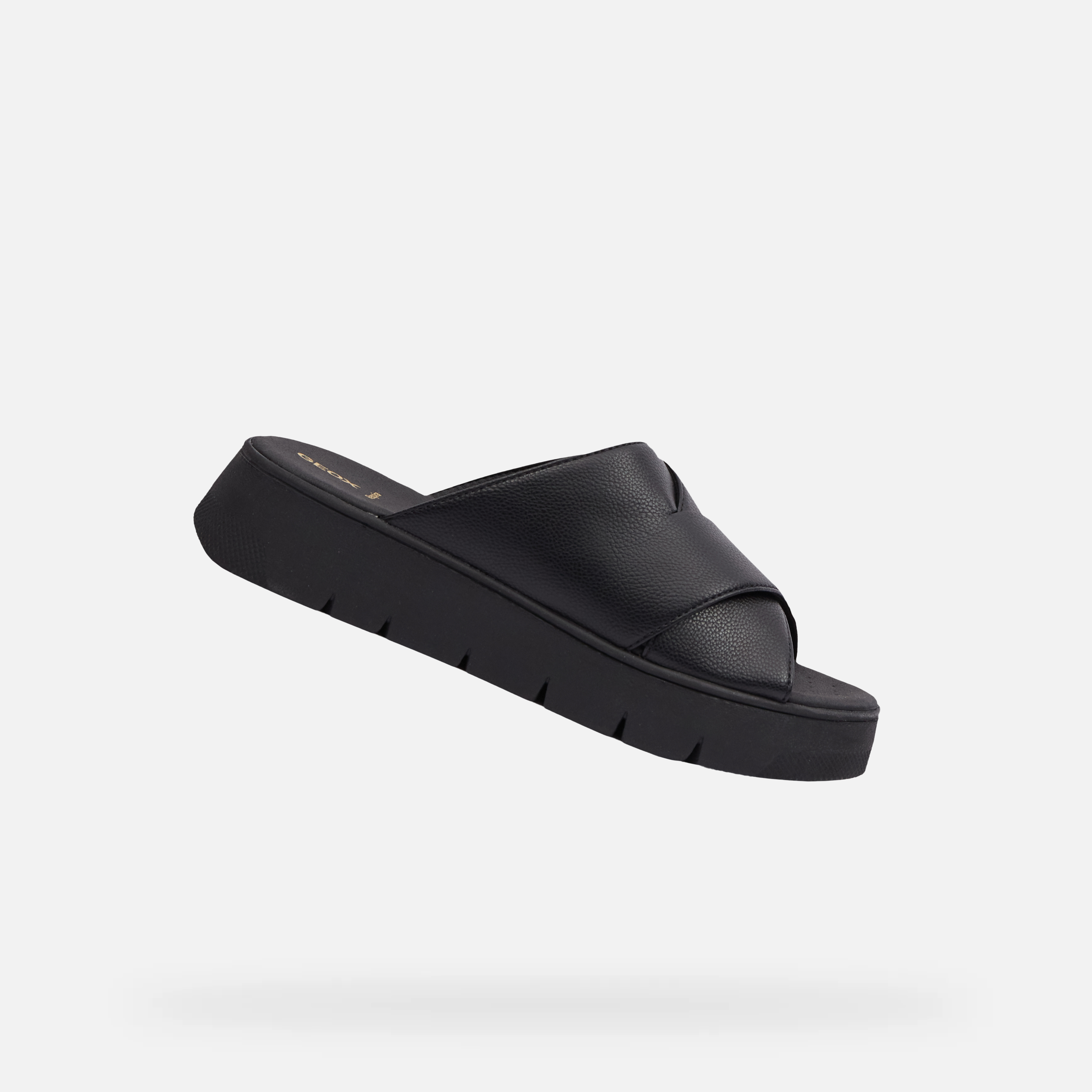 Black women&#039;s slippers Geox Dandra 40 - Women&#039;s