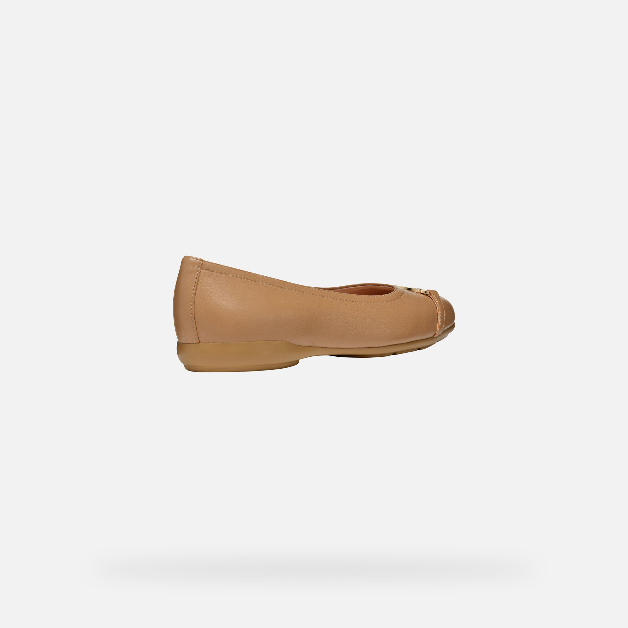 Beige women's ballet flats Geox Annytah - Women's