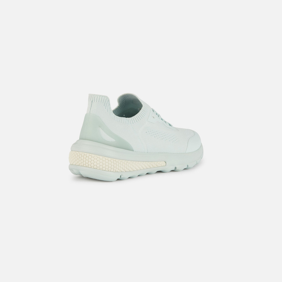 Light green women's sneakers Geox Spherica Actif - Women's