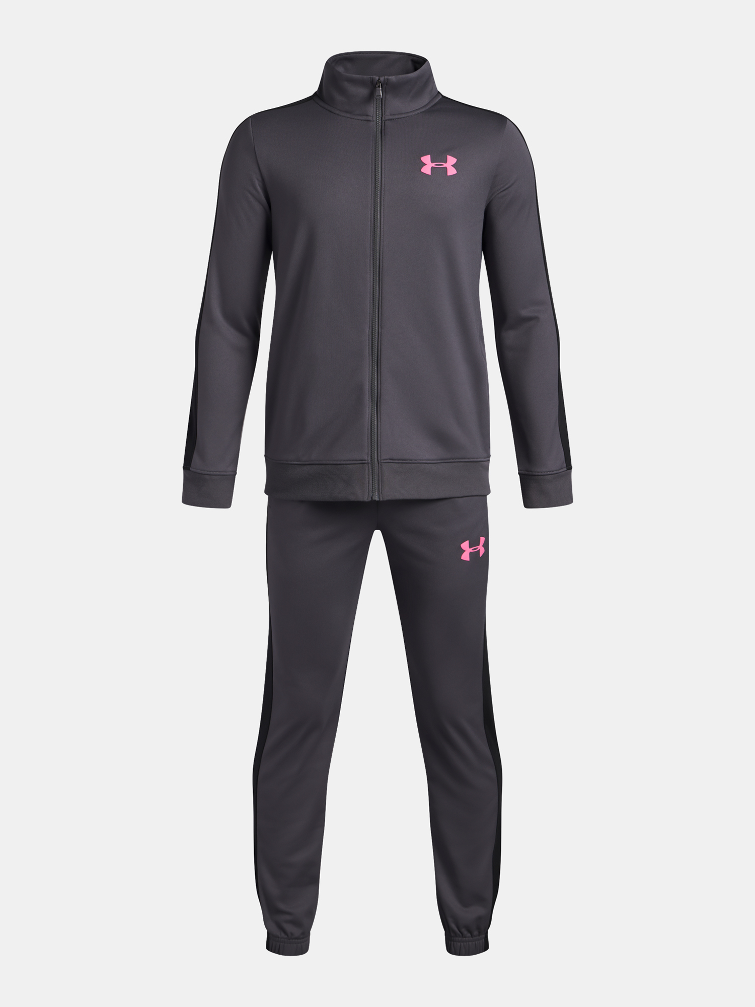 Under Armour UA Rival Knit Track Suit-GRY - Boys