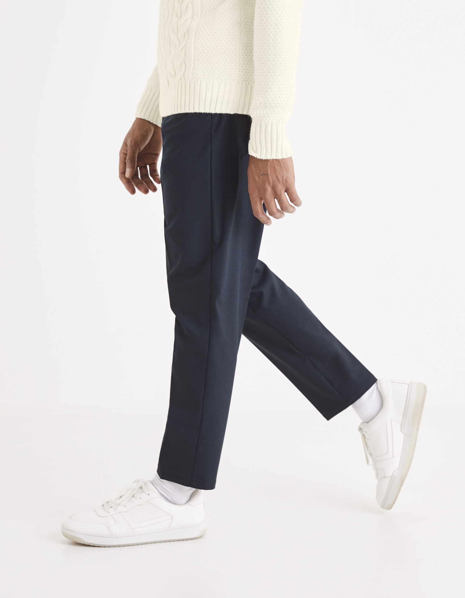 Pantaloni casual pentru barbati Celio - albastru inchis