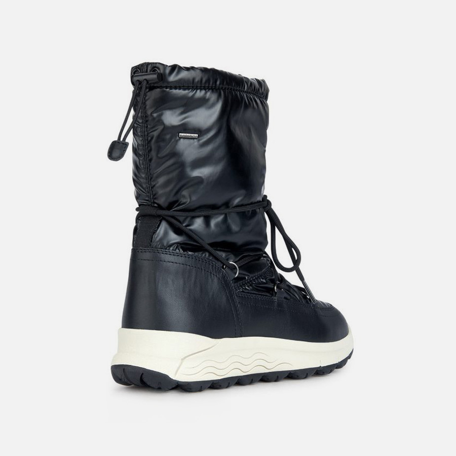 Black women's ankle boots Geox Spherica 4X4 B ABX - Women's
