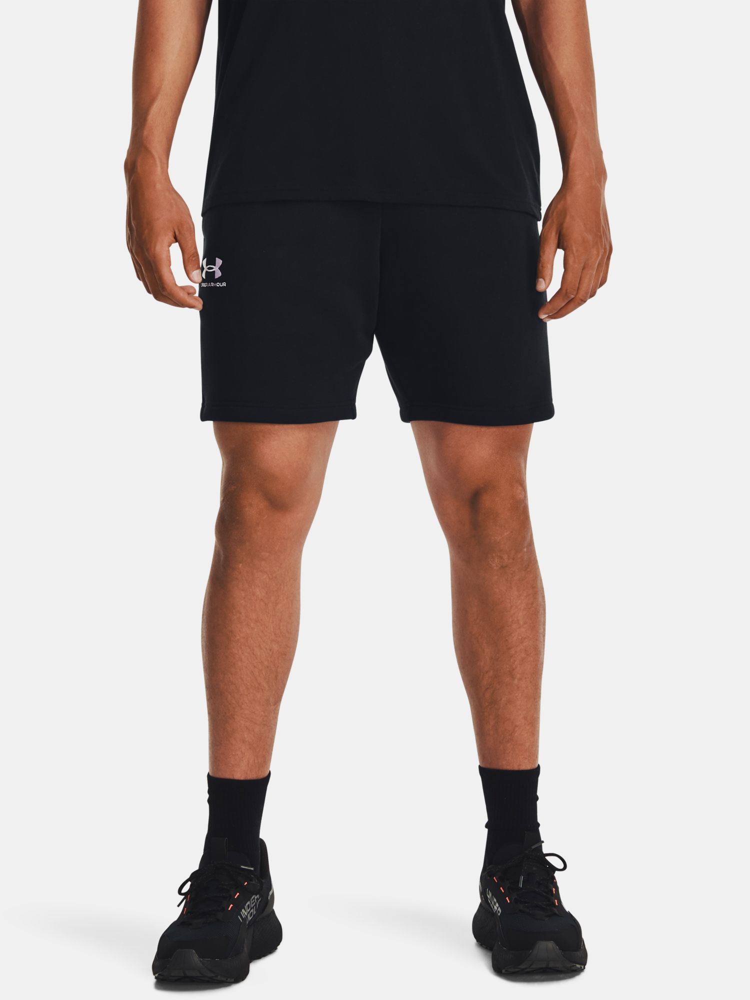 Under Armour Shorts UA Essential Fleece Shorts-BLK - Men