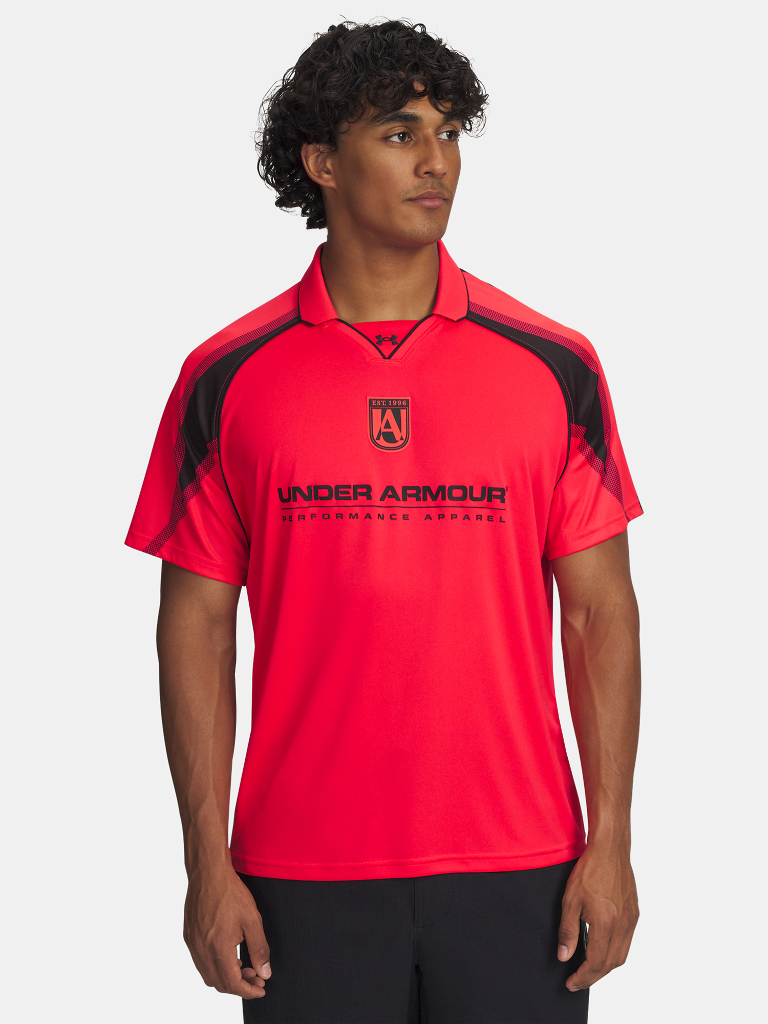 Men's Under Armour UA M 96 Terrace Jersey SS-RED - Men's T-Shirt