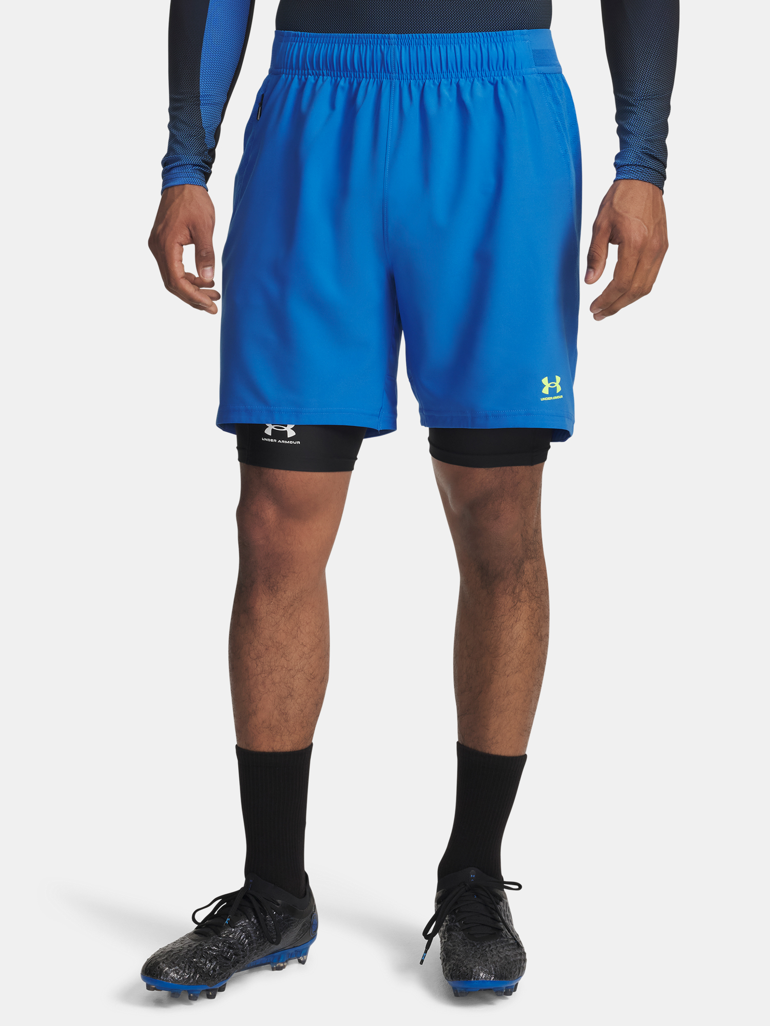 Men's Under Armour UA M Challenger Pro Shorts-BLU - Men's