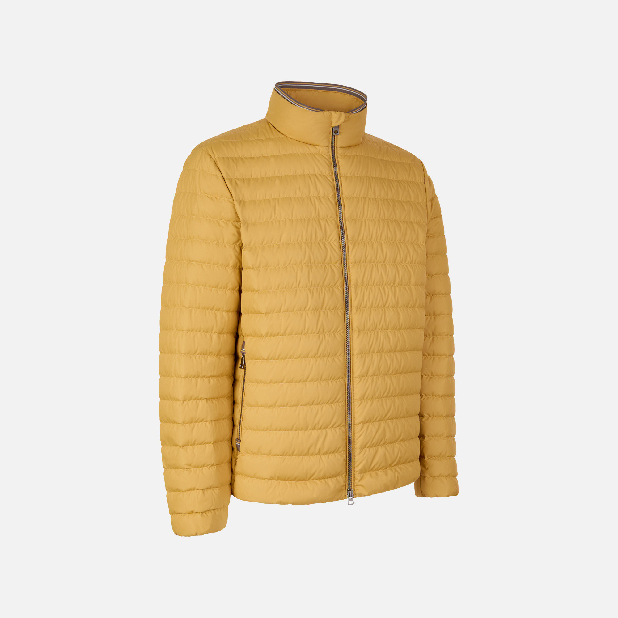 Geacă de puf galbenă pentru bărbați Geox Warrens