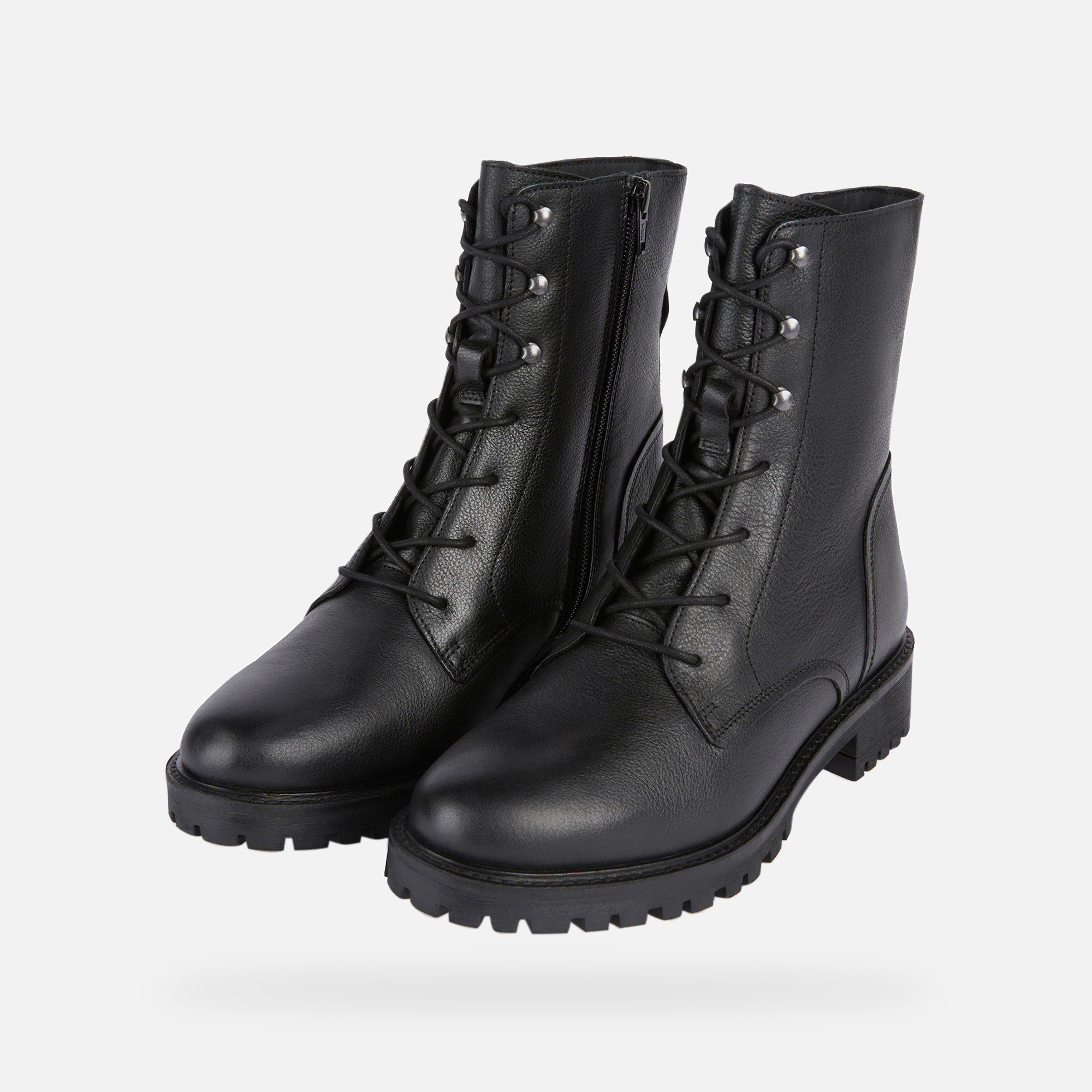 Black women's ankle boots Geox Hoara - Women's