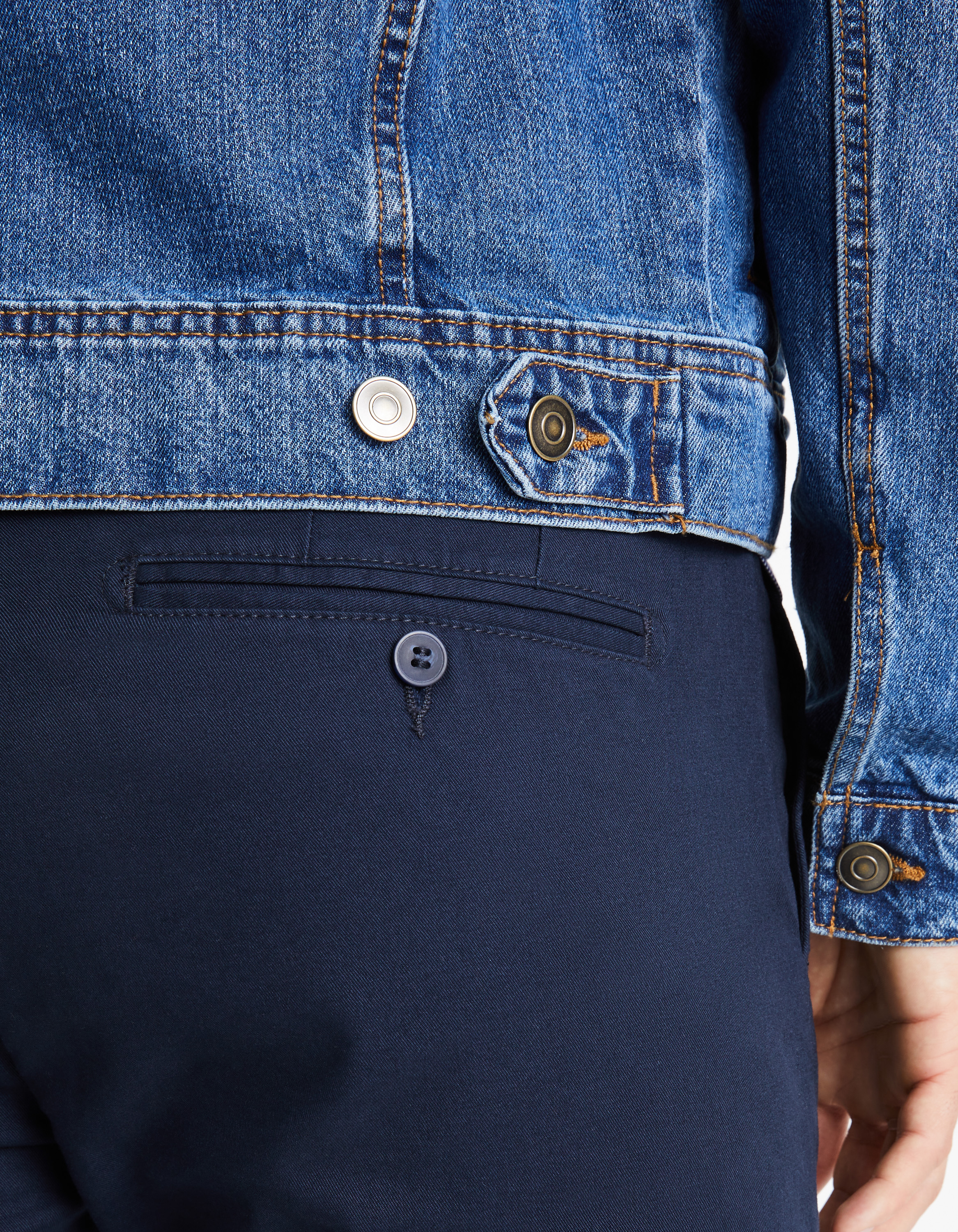 Pantaloni casual pentru barbati Celio - albastru inchis