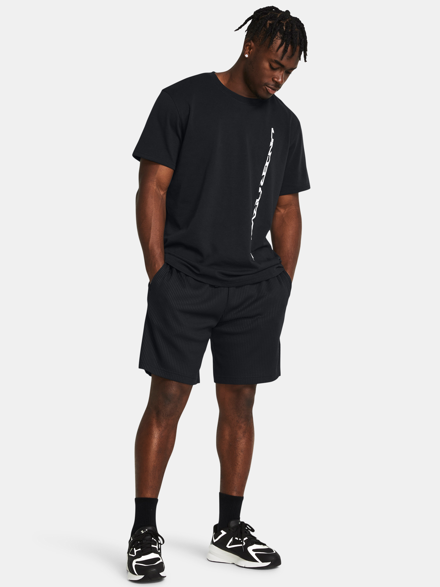Men&#039;s shorts Under Armour UA Rival Waffle Short-BLK - Men&#039;s