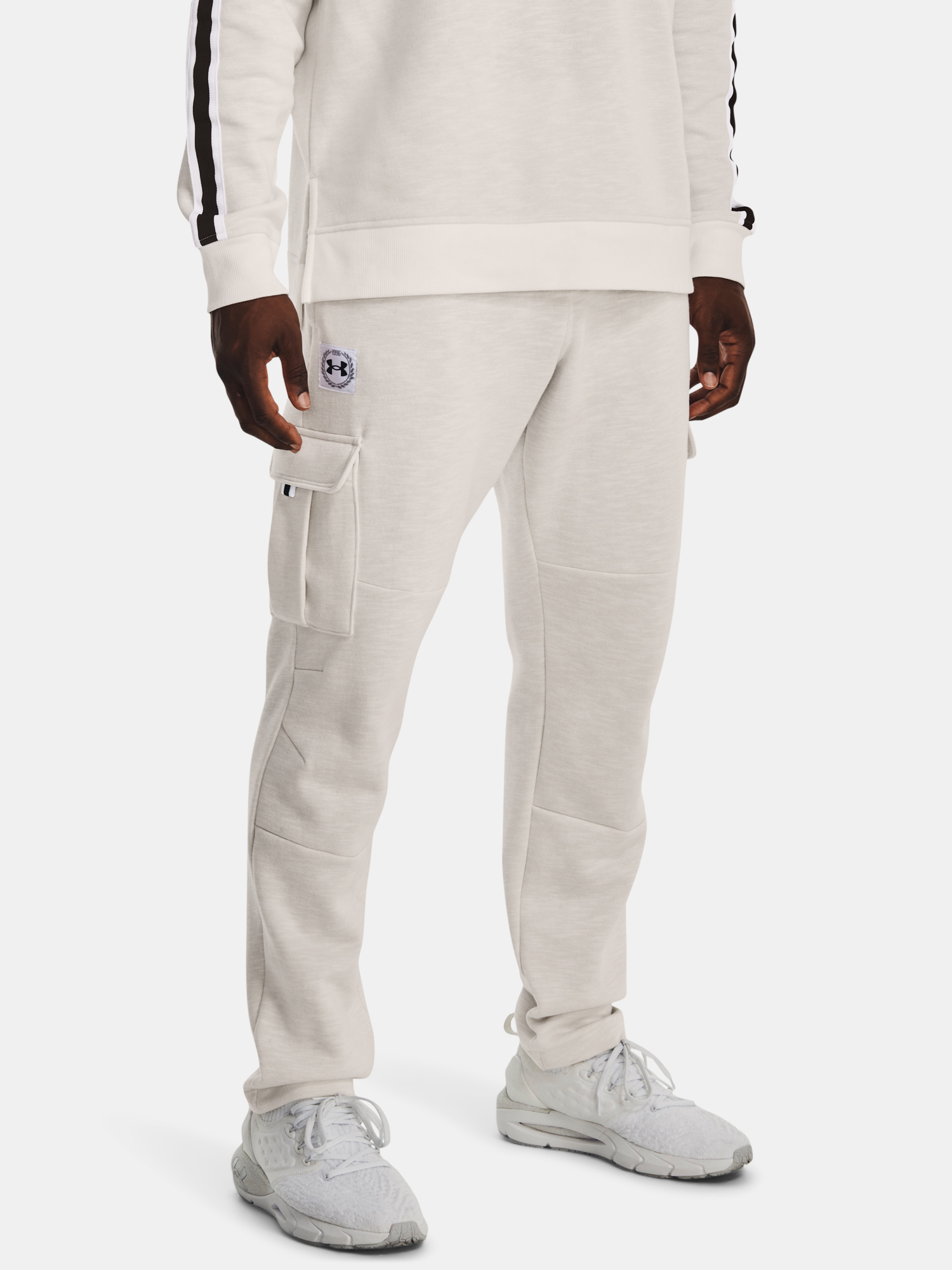 Under Armour Jogger UA Essential Heritge Cgo Pnt-WHT - Men