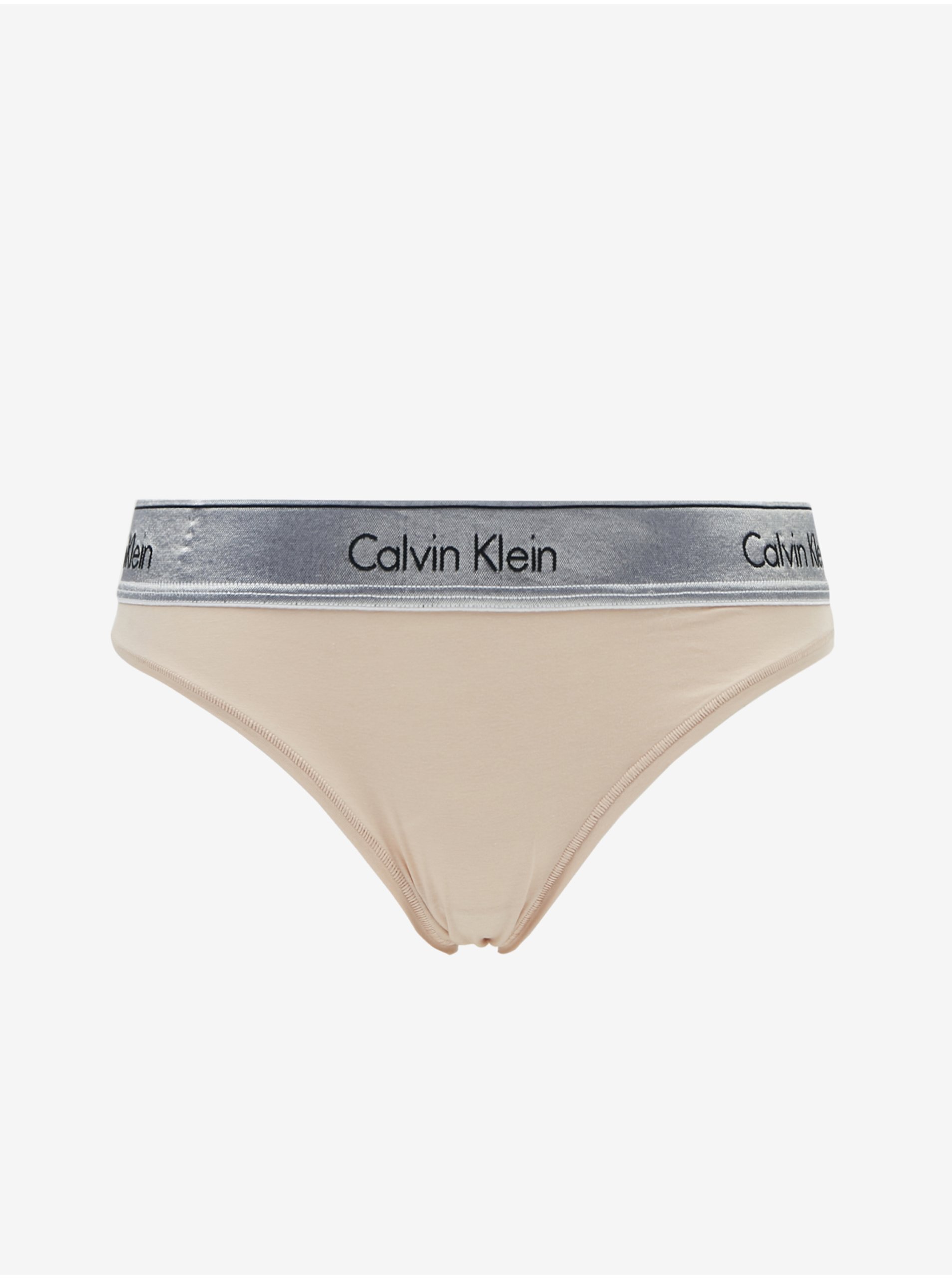 Levně Béžové kalhotky Calvin Klein Underwear - Dámské